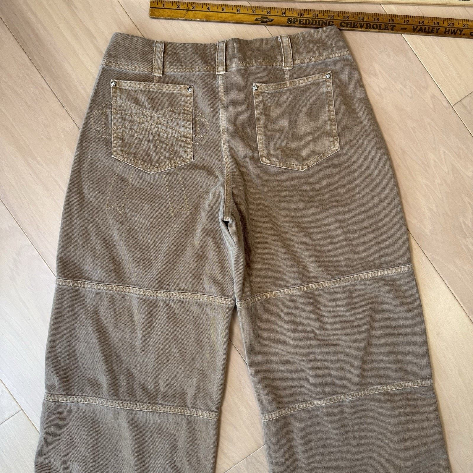 Gap Gap Sandy Liang Low Rise Utility Pants Women's 10 Tan Size 32" / US 10 / IT 46 - 9 Thumbnail
