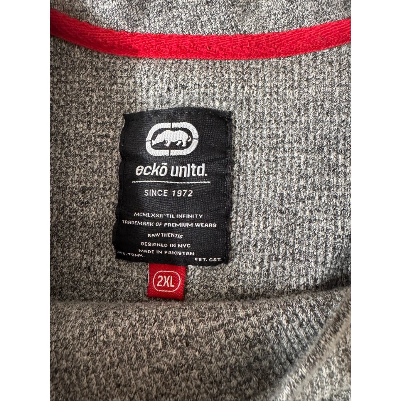 Ecko Unltd. Ecko Unltd Gray Thermal Long Sleeve Shirt Men’s 2XL — Waffle Size US XXL / EU 58 / 5 - 4 Thumbnail