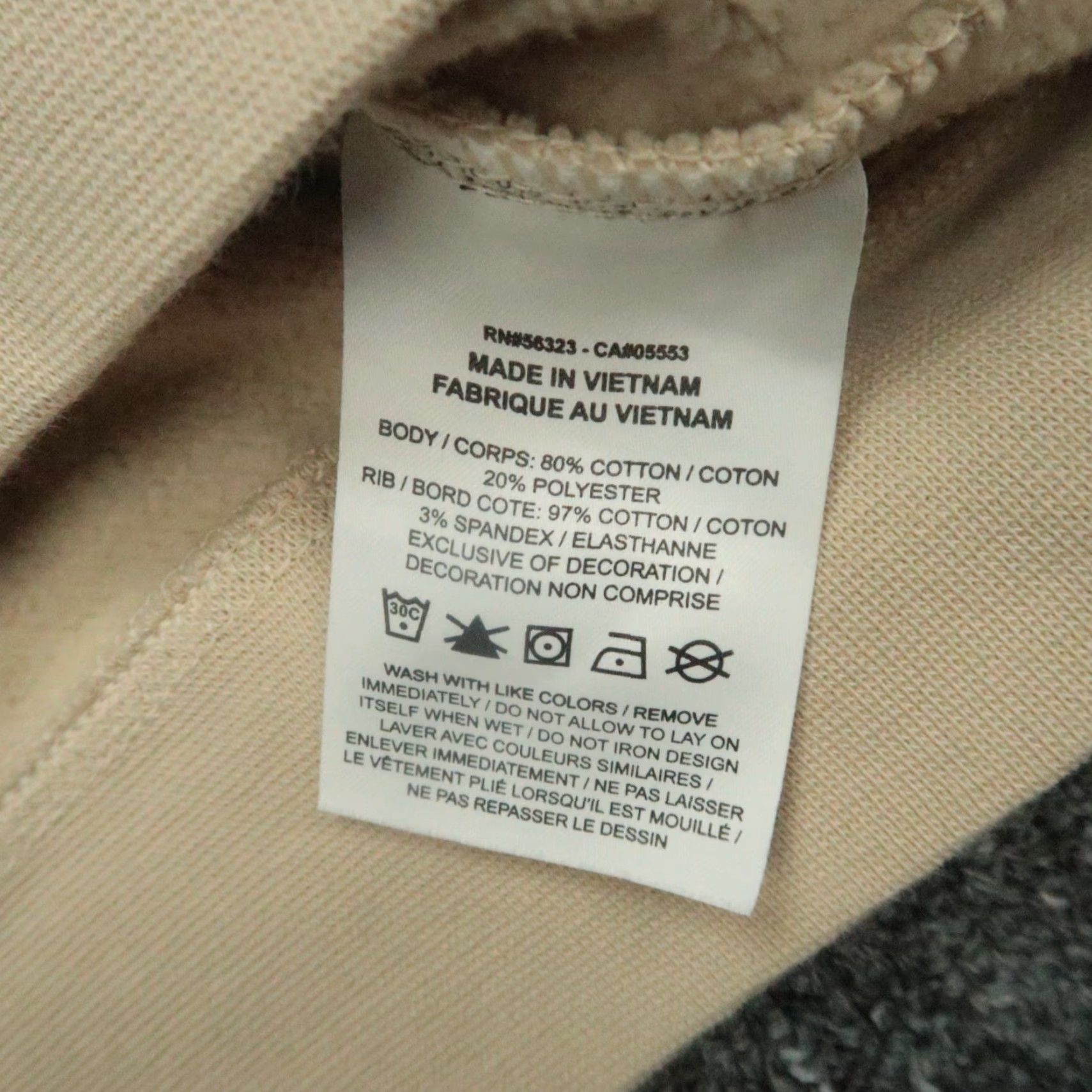Nike Nike Sweatshirt Mens Small Tan Jordan Essential Holiday Heritage Fleece Crew Size US S / EU 44-46 / 1 - 5 Thumbnail