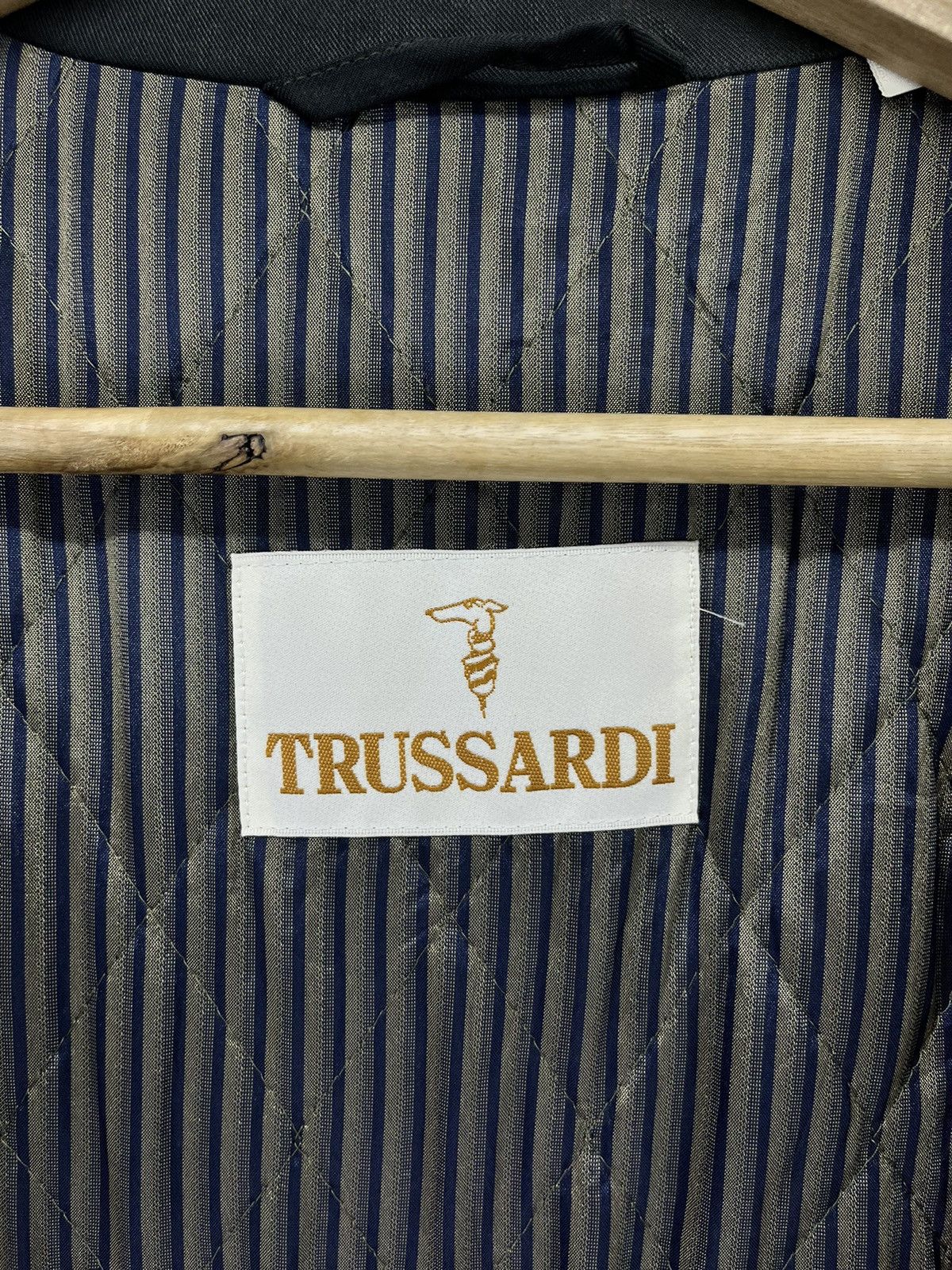 Trussardi × Vintage Vintage Trussardi Luxury Bomber Style Jacket Size US M / EU 48-50 / 2 - 7 Thumbnail