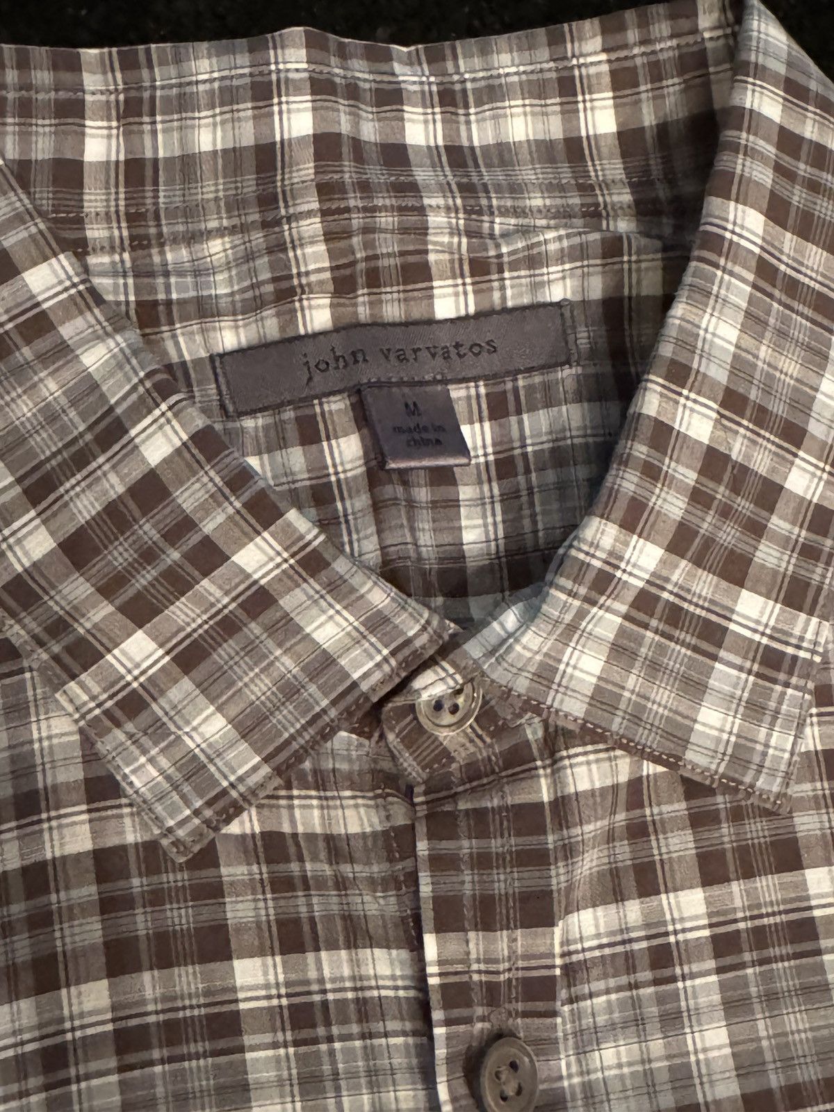 John Varvatos John Varvatos Plaid Button up Shirt Size US M / EU 48-50 / 2 - 3 Thumbnail