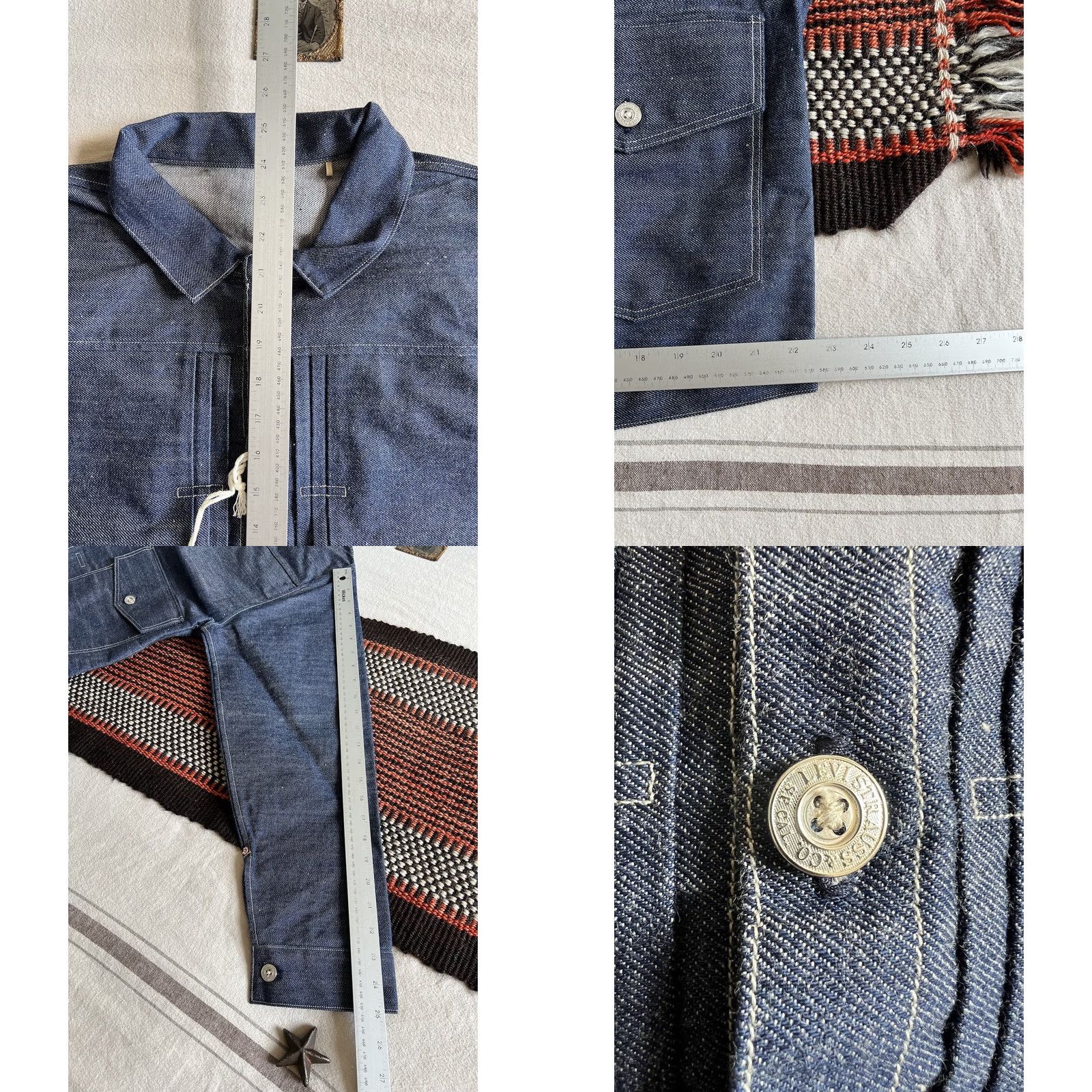 Levi's Levi's LVC Trucker Jacket L Japan Type 2 Selvedge 1879 Pleated Blouse NEW BNWT Size US L / EU 52-54 / 3 - 8 Thumbnail
