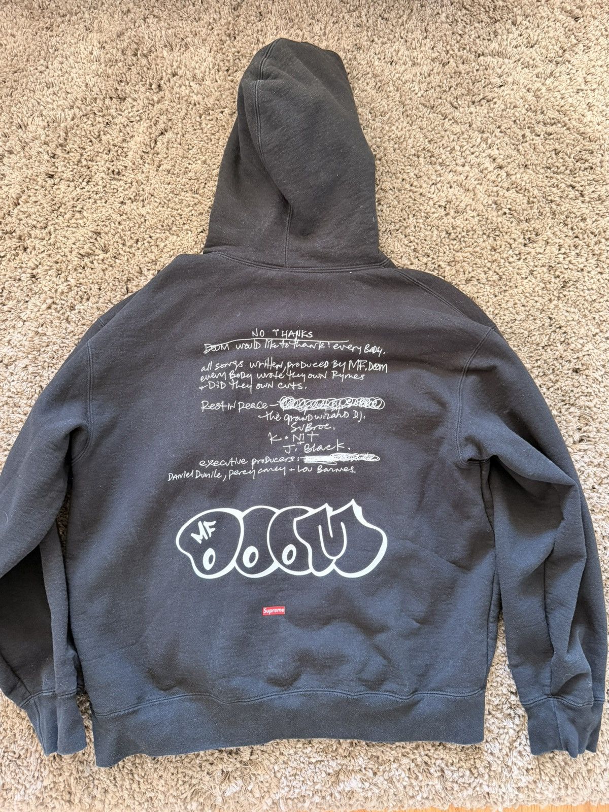 MF Doom × Supreme Supreme x MF Doom Hooded Swearshirt Size US L / EU 52-54 / 3 - 3 Thumbnail