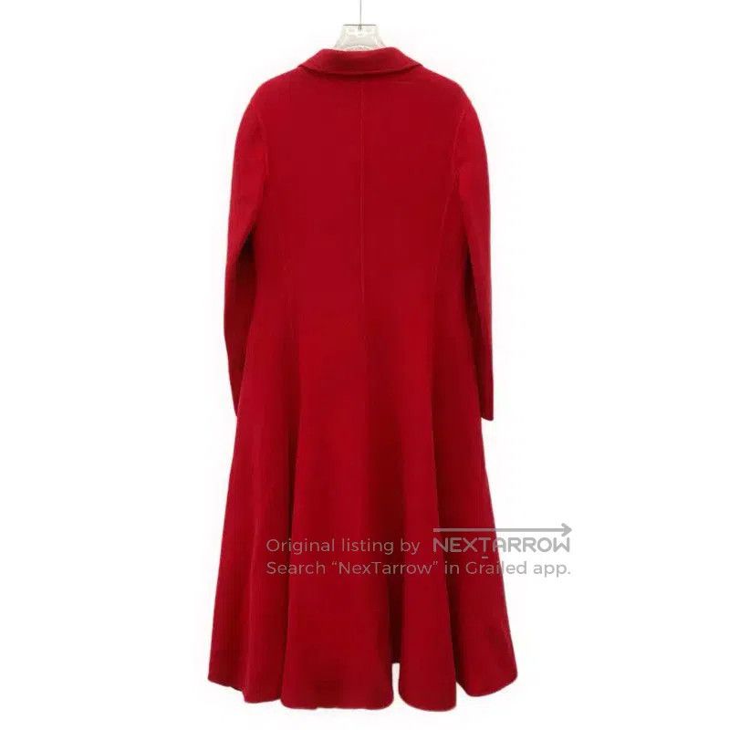 Lanvin Lanvin Red Wool Women's Long Coat . Size S / US 4 / IT 40 - 2 Thumbnail