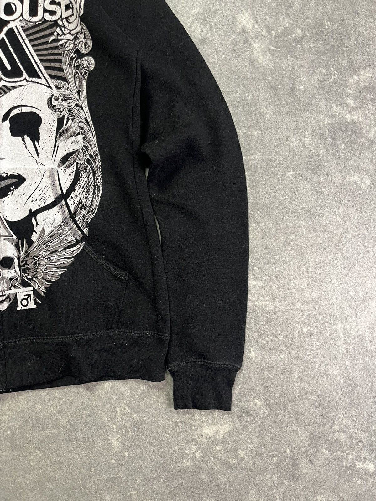 Tapout 00s Tapout Penthouse Face Mask Printed Zip Hoodie L Rare Y2K Size L / US 10 / IT 46 - 5 Thumbnail