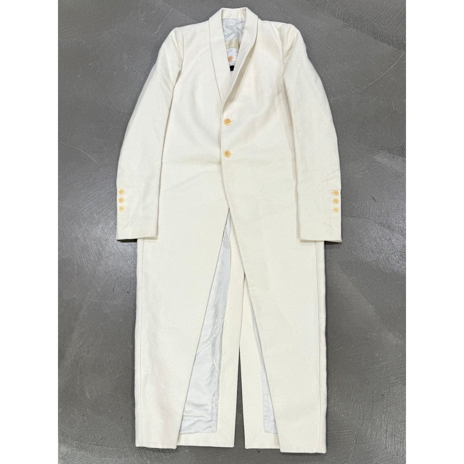 Rick Owens 2010s Rick Owens Owenscorp long tailored coat Size S / US 4 / IT 40 - 1 Thumbnail