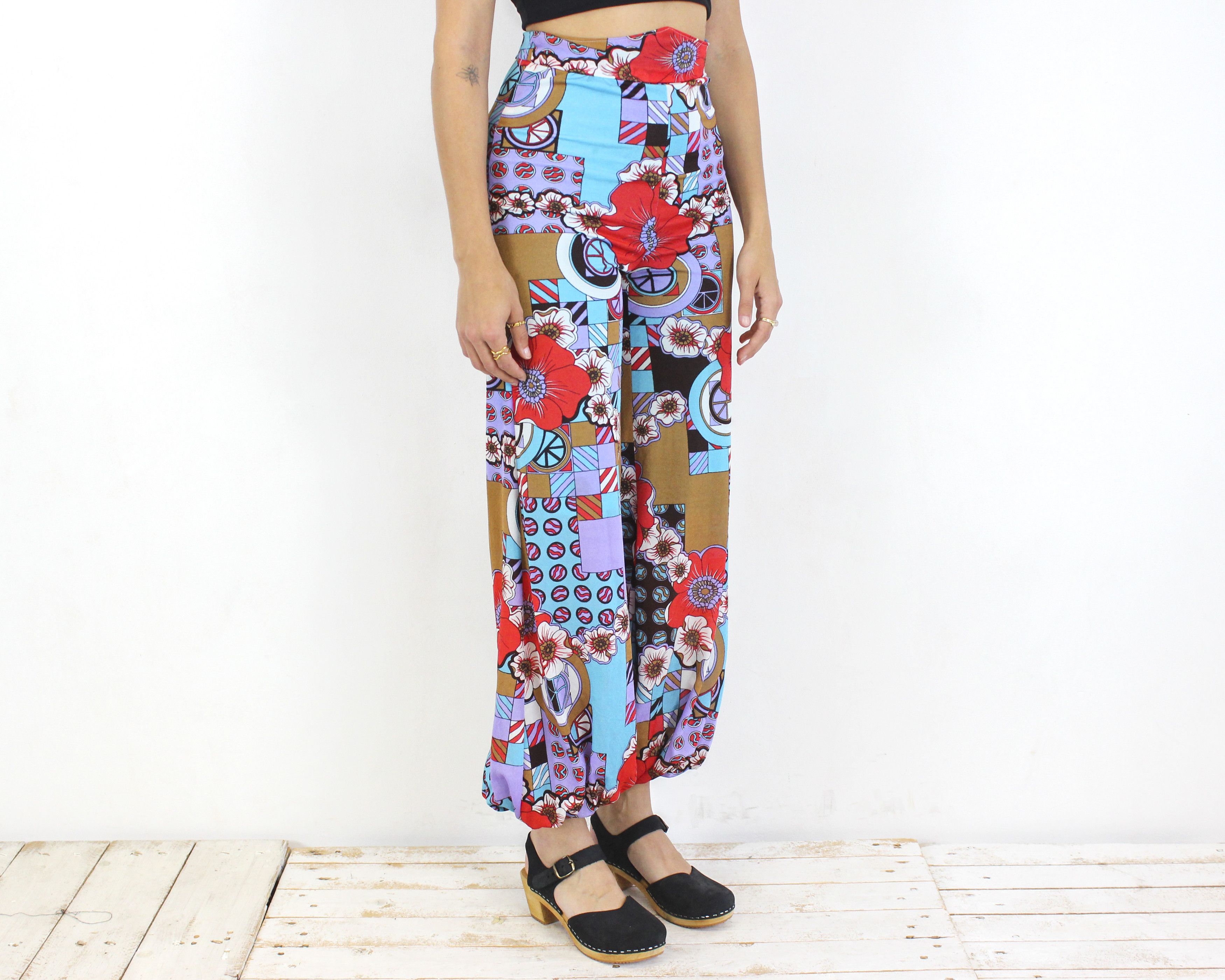 Vintage Vera Mont Paris S Pants Trousers joggers Hippie baggy relax Size 27" / US 4 / IT 40 - 4 Thumbnail