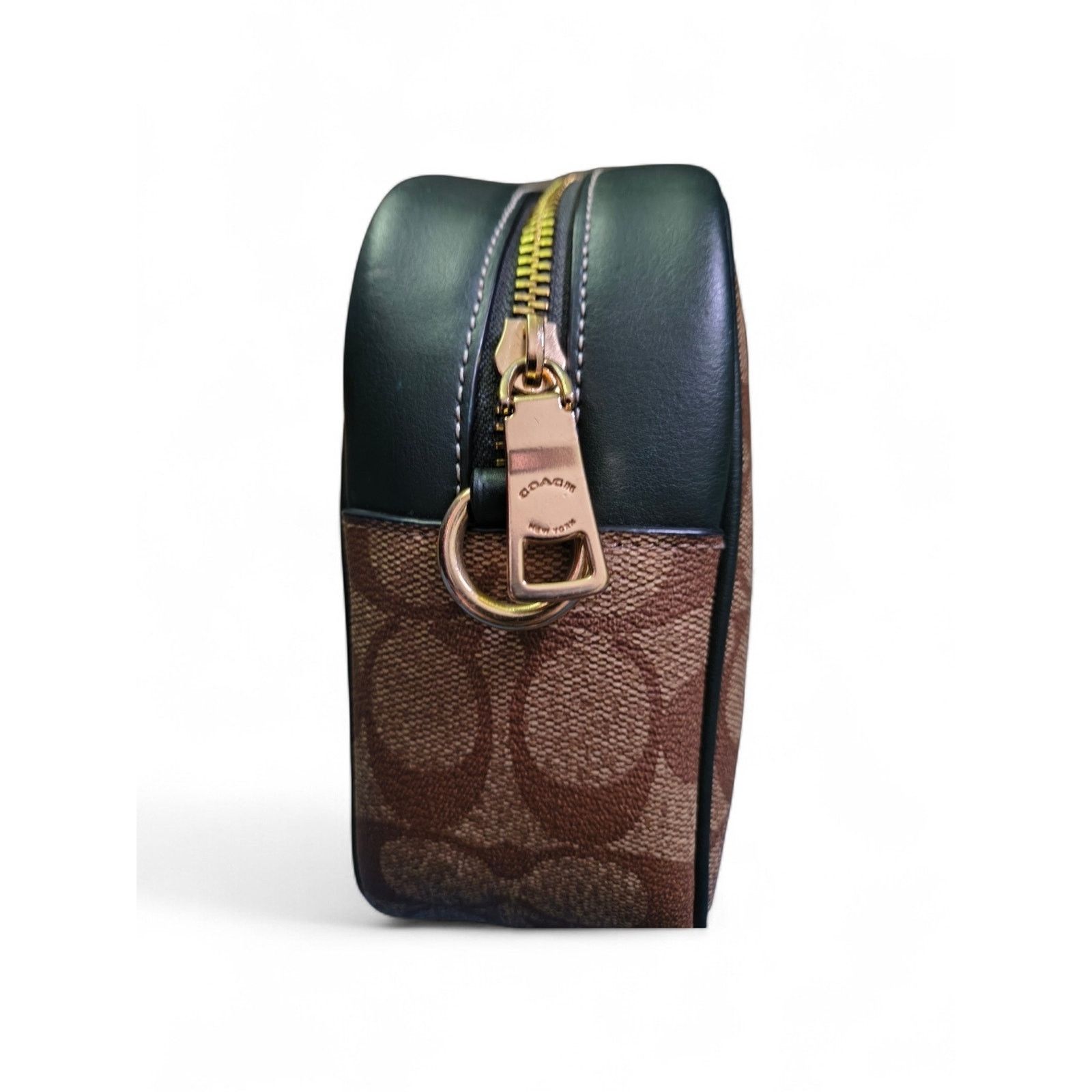 Coach New Coach Brown tan Monogram Crossbody Coated Canvas Leather Size ONE SIZE - 7 Thumbnail