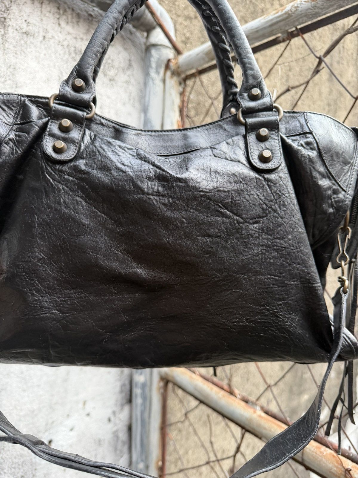 Balenciaga Balenciaga - 2000’s - Classic Motorcycle Le City Bag Black Size ONE SIZE - 7 Thumbnail