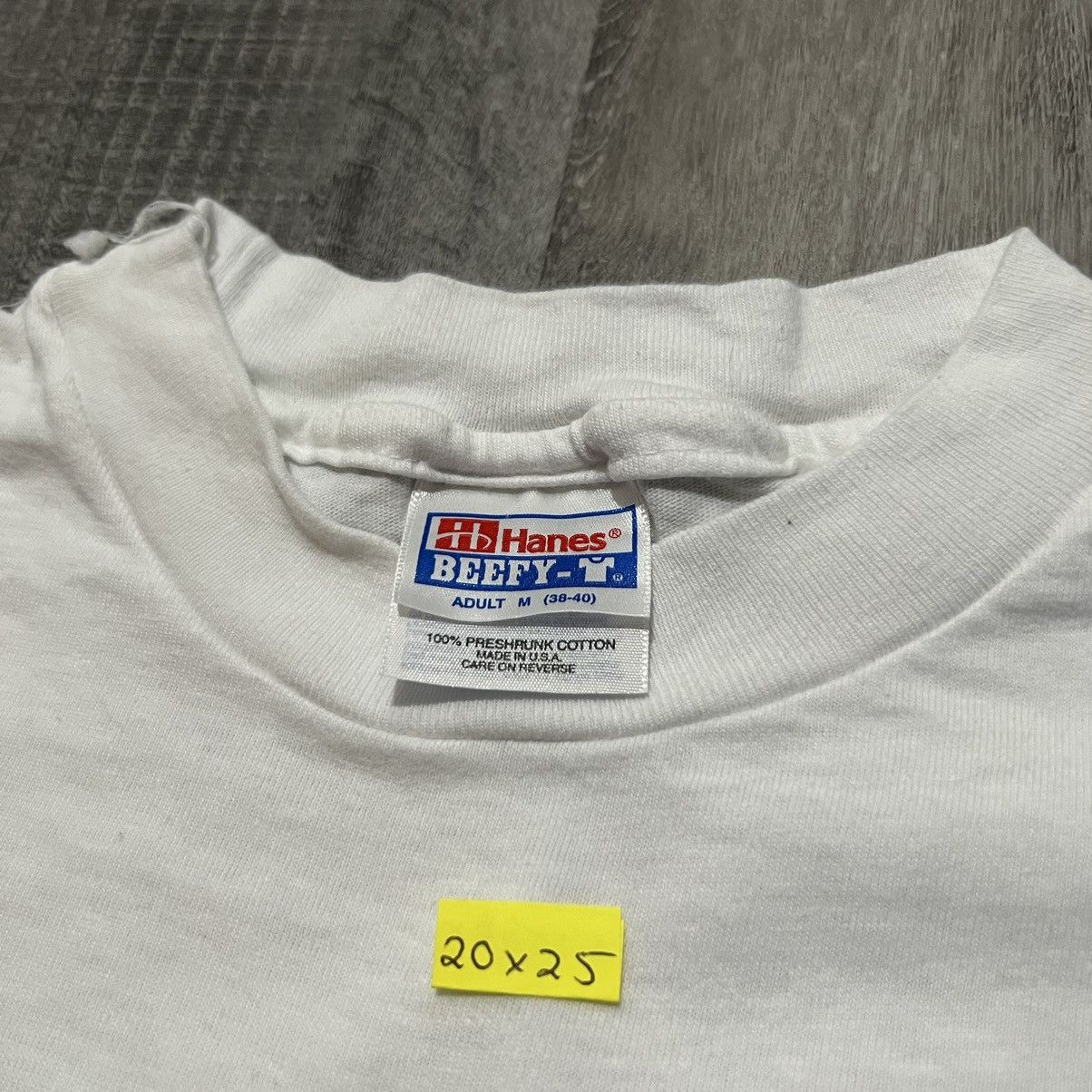Hanes × Vintage VTG Contrabassoon White Musical Instrument Character Shirt Size US M / EU 48-50 / 2 - 4 Thumbnail