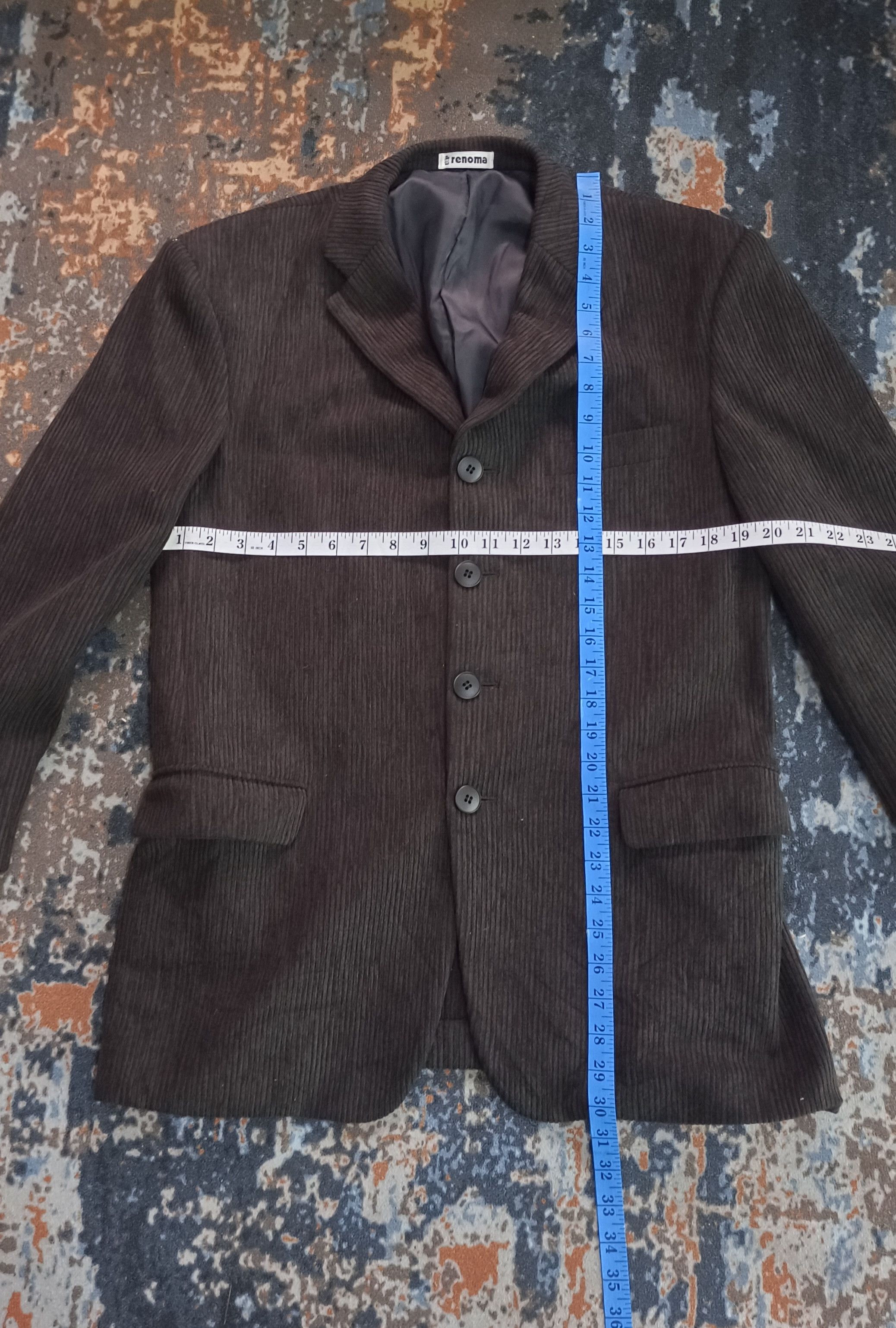 Renoma Rare🔥 UP Renoma Corduroy Button Up Blazer Size US M / EU 48-50 / 2 - 13 Thumbnail