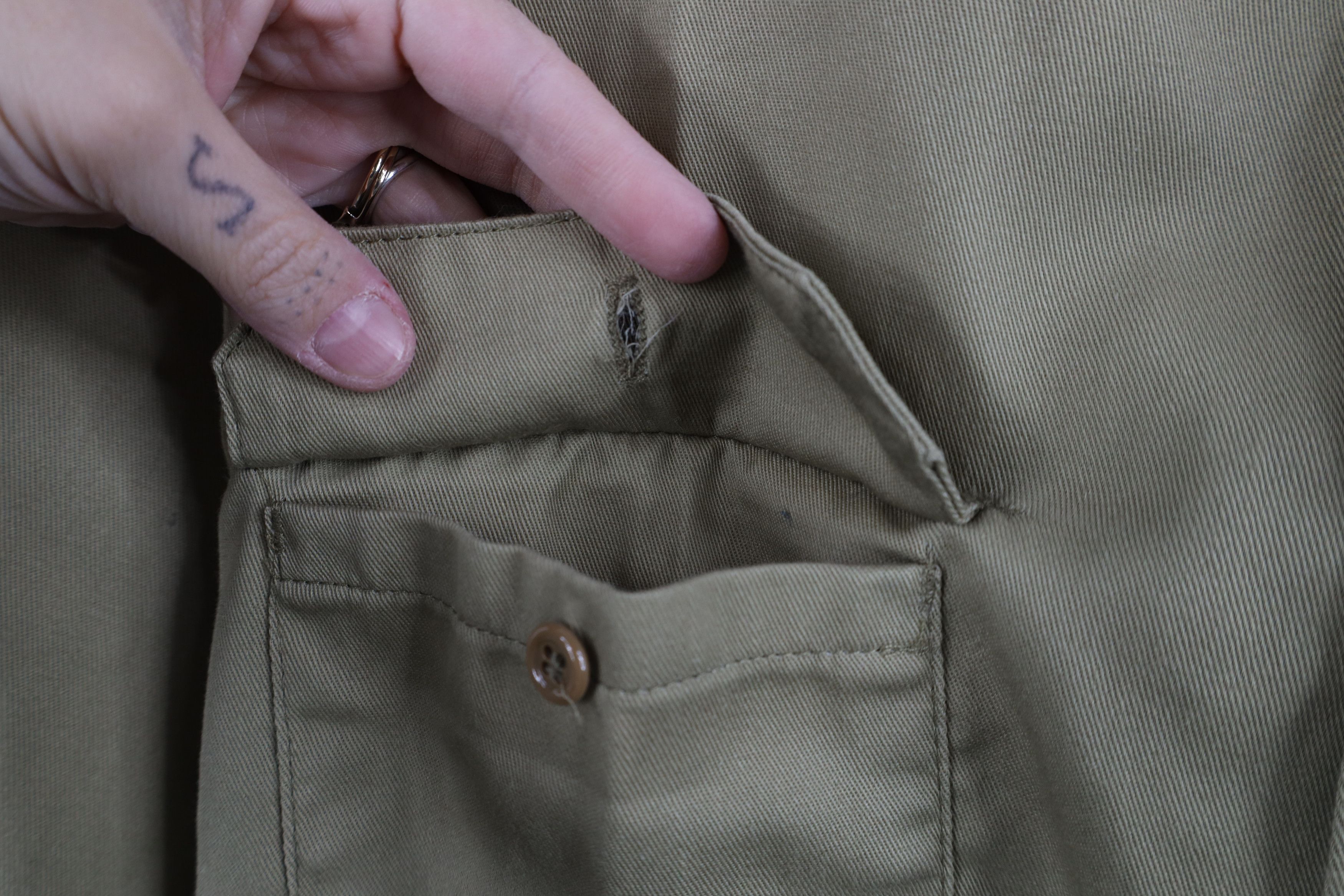 Vintage Vintage 70s Big Mac Workwear Collared Button Shirt USA Size US L / EU 52-54 / 3 - 8 Thumbnail
