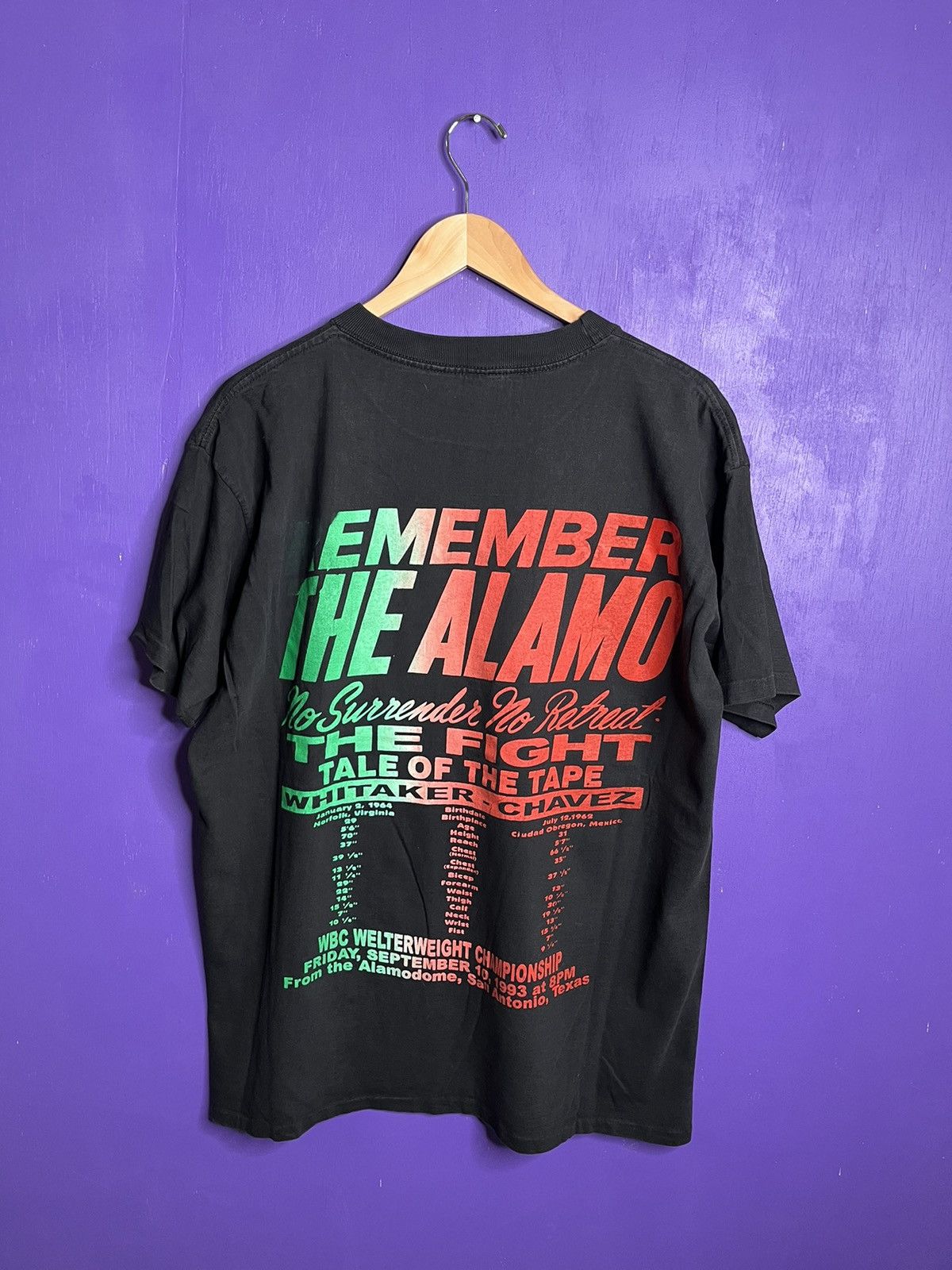 Rap Tees Vintage 90s Julio Cesar Chavez remember the Alamo rap tee Size US XL / EU 56 / 4 - 2 Thumbnail