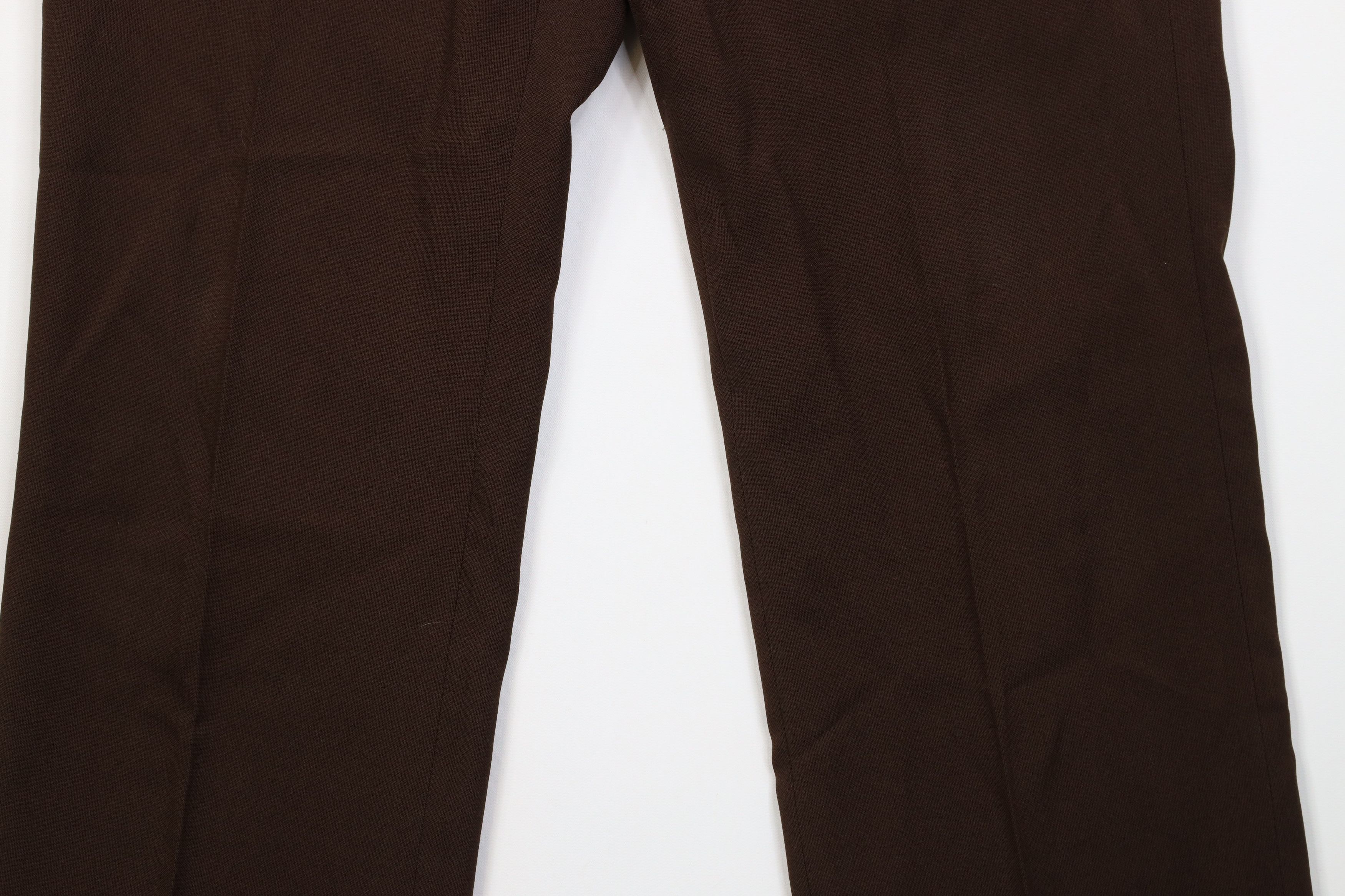 Vintage Vintage 70s Streetwear Flared Wide Leg Chino Pants Brown USA Size US 38 / EU 54 - 3 Thumbnail