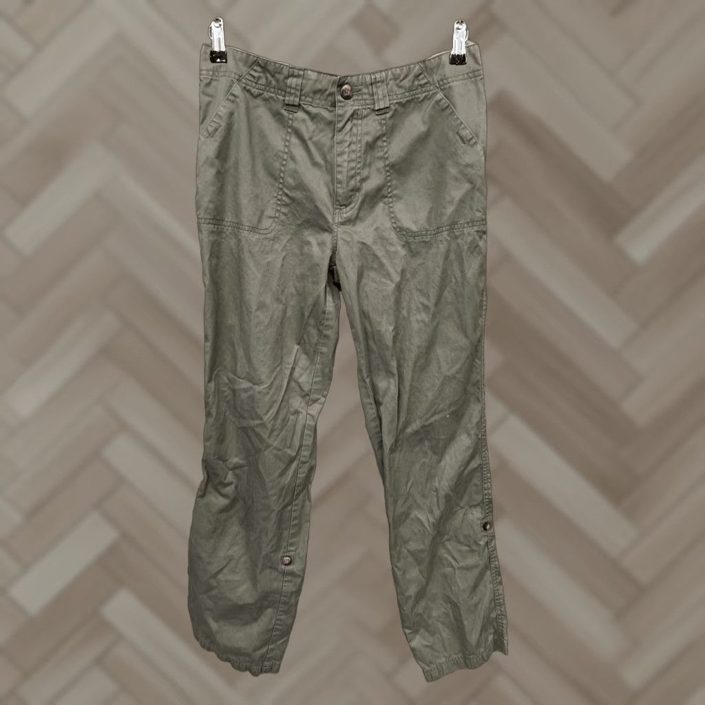 Vintage Duluth Trading Womens Hiking Pants Slim Leg Brown 8 31 Inseam Chino Slimming Pants Womens Size 8 Brown Size 30" / US 8 / IT 44 - 1 Thumbnail