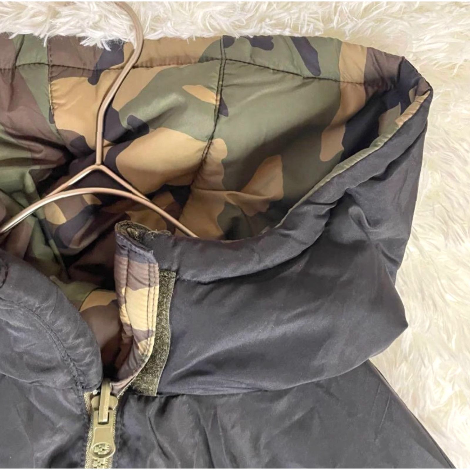 Vintage jouetie Down Jacket M Nylon KHK Camouflage Khaki Size M / US 6-8 / IT 42-44 - 7 Thumbnail