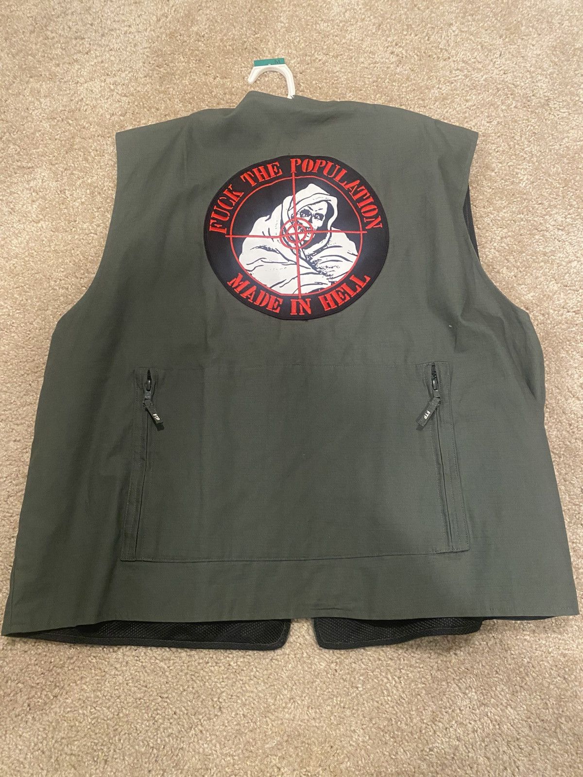 Fuck The Population FTP Reaper Tactical Vest Size US L / EU 52-54 / 3 - 2 Thumbnail