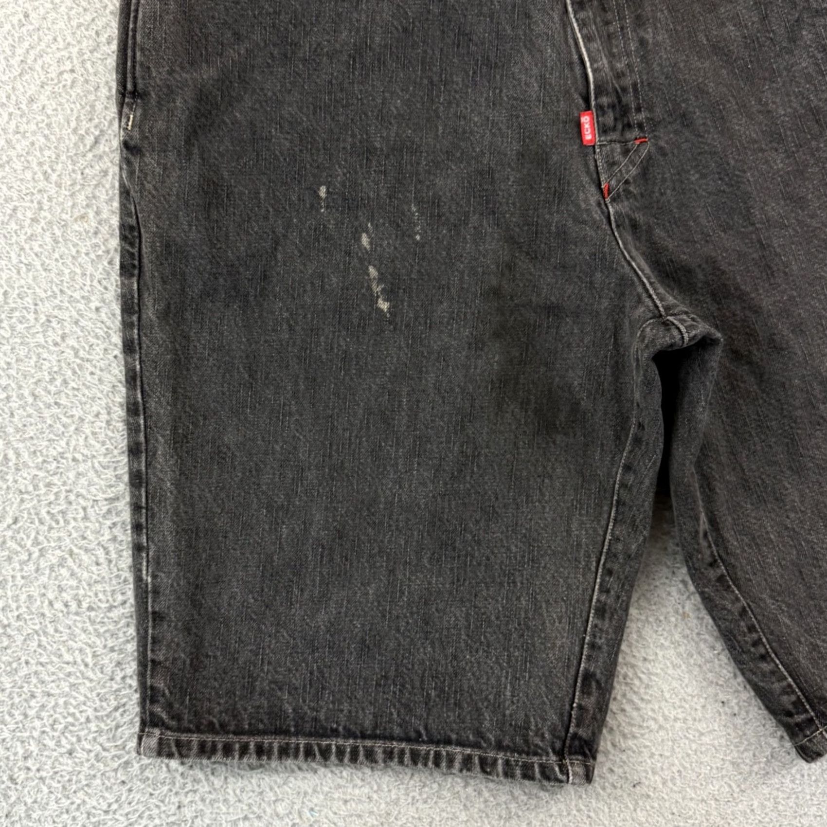Ecko Unltd. VINTAGE Ecko Unltd. Jeans Shorts Bermuda 40 Mens Black 90s Grunge Hip Hop 5-Pocket Relaxed Denim" Size US 40 / EU 56 - 3 Thumbnail