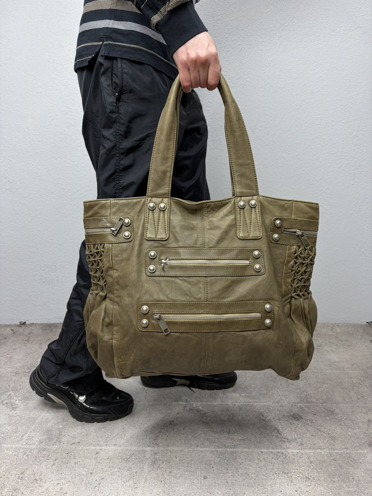 If Six Was Nine Vintage 00s If Six Was Nine Like Balenciaga Leather Bag Size ONE SIZE - 3 Thumbnail