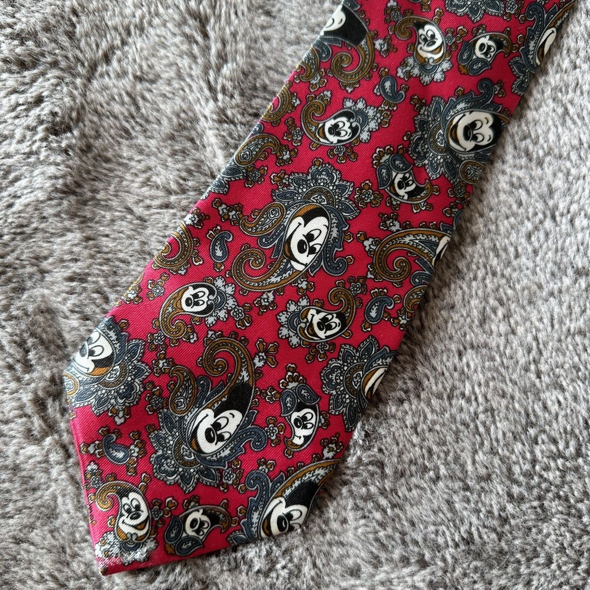 Disney Vintage Disney Mickey Mouse Silk Tie Size ONE SIZE - 2 Thumbnail