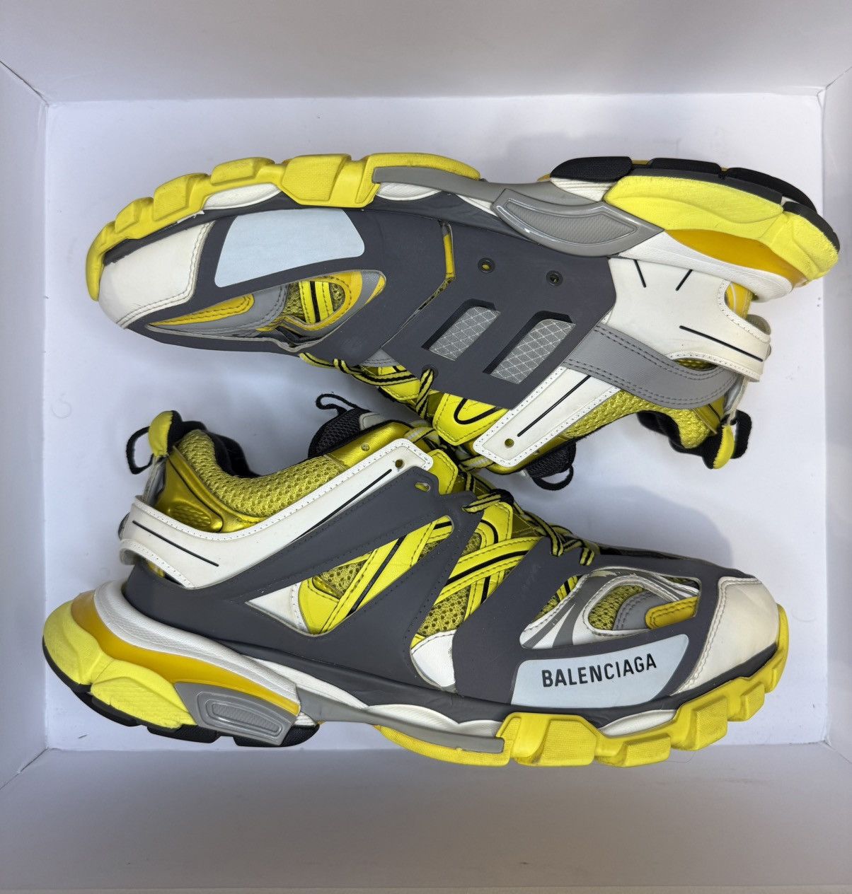 Balenciaga Balenciaga Track Sneaker (Yellow/Grey) Size US 11 / EU 44 - 1 Thumbnail