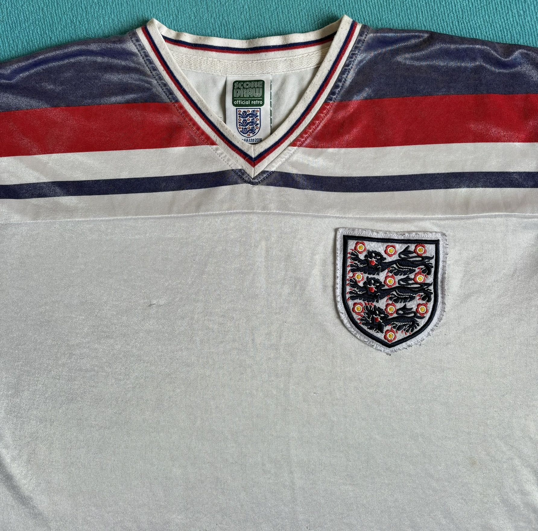 Other England 1980-1982 Score Draw Football Jersey Size. M Size US M / EU 48-50 / 2 - 6 Thumbnail