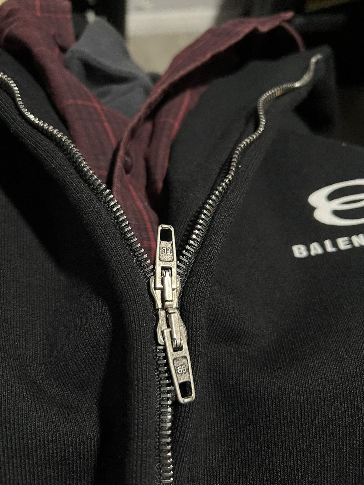 Balenciaga Balenciaga Unity Sports Icon Layered Hoodie Size US L / EU 52-54 / 3 - 8 Thumbnail