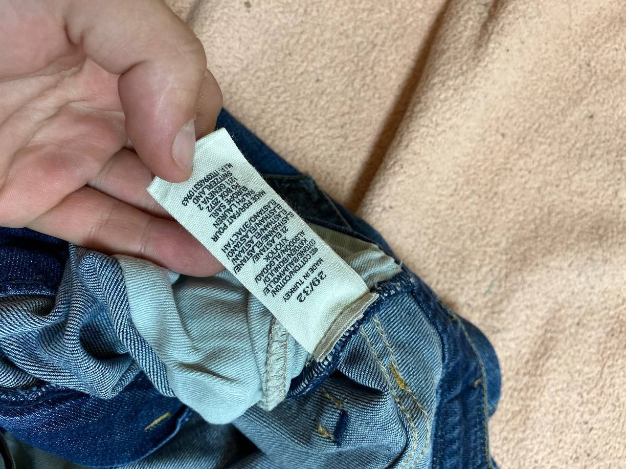Polo Ralph Lauren × Vintage Vintage POLO RALPH LAUREN Jeans Washed Denim Pants Size 29" - 2 Thumbnail