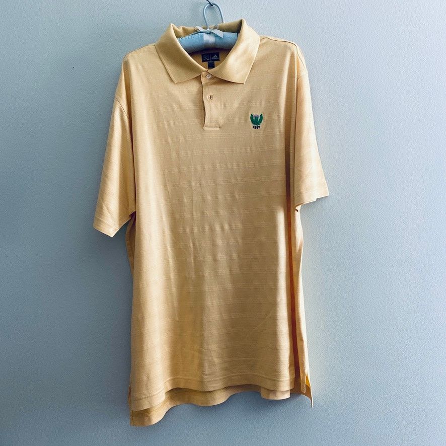 Adidas Adidas yellow polo Size US L / EU 52-54 / 3 - 2 Thumbnail