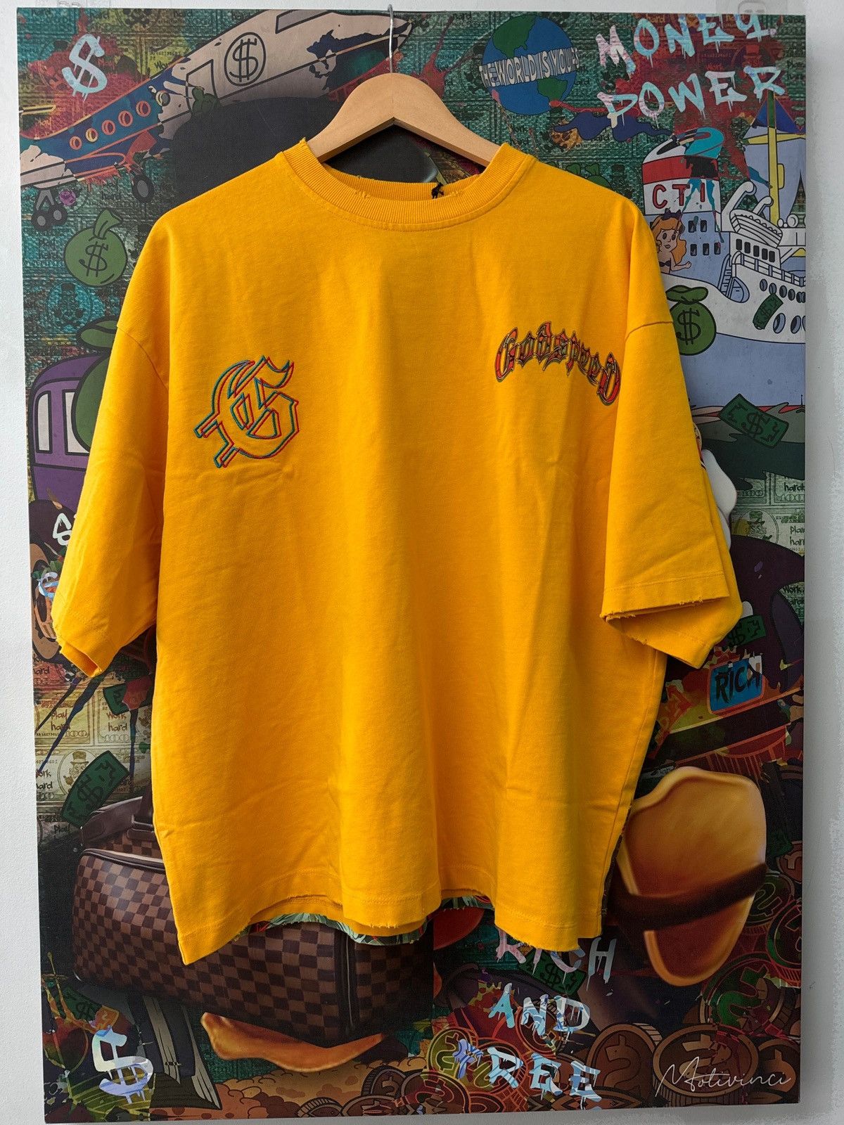 Godspeed Natural Disaster Tee Canary