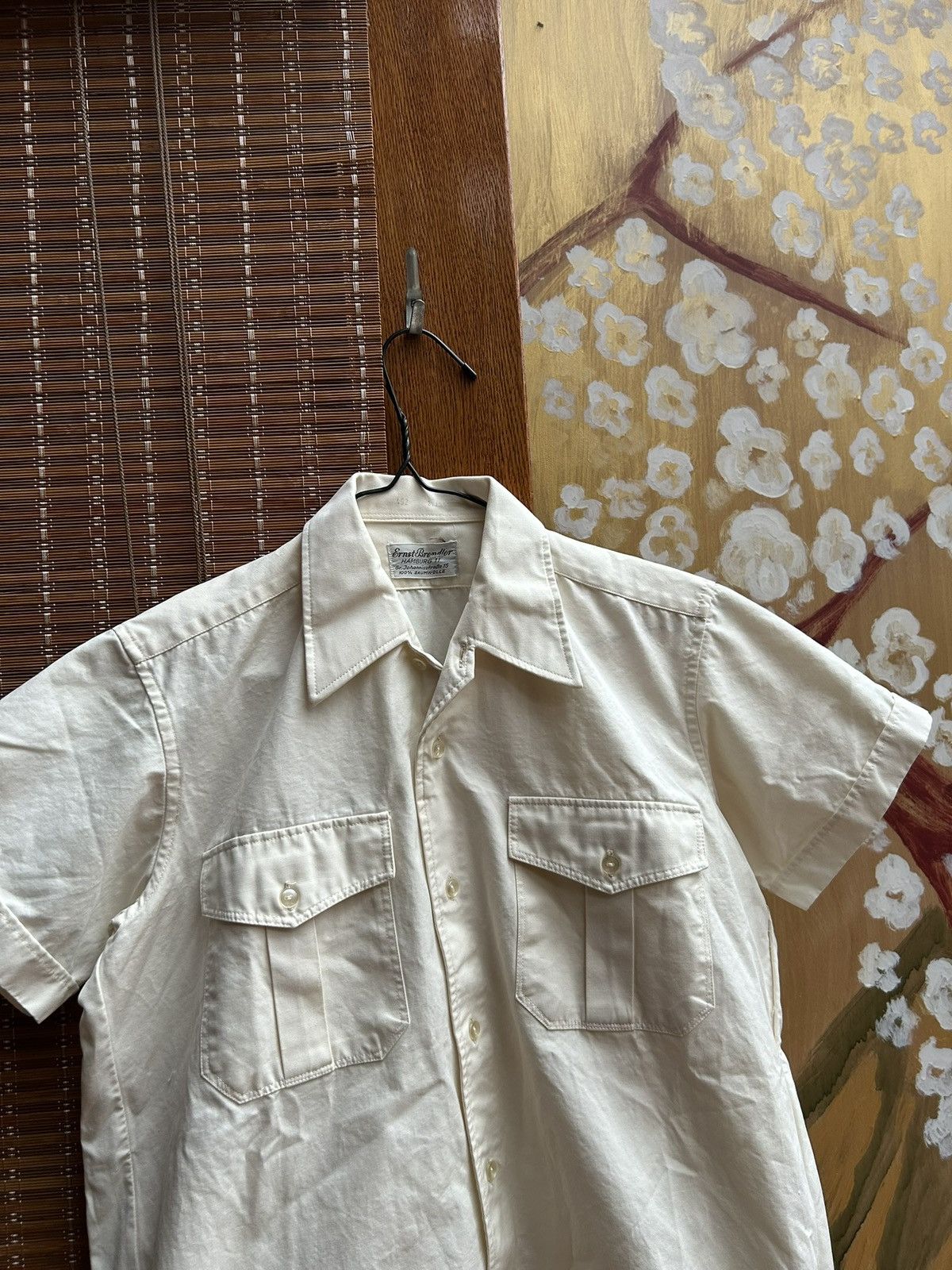 Vintage 50s Ernst Brendler Khaki Cotton Work Service German 37/36 Size US S / EU 44-46 / 1 - 3 Thumbnail