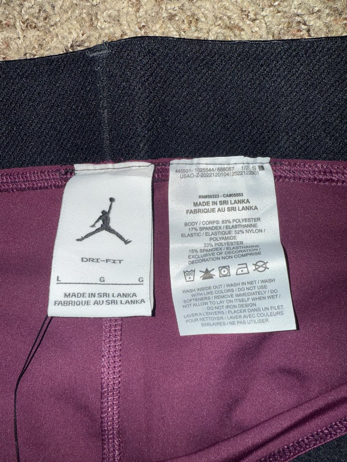 Nike Jordan Sport Women's 5" Compression Shorts Sample Size 36" / US 14 / IT 50 - 3 Thumbnail