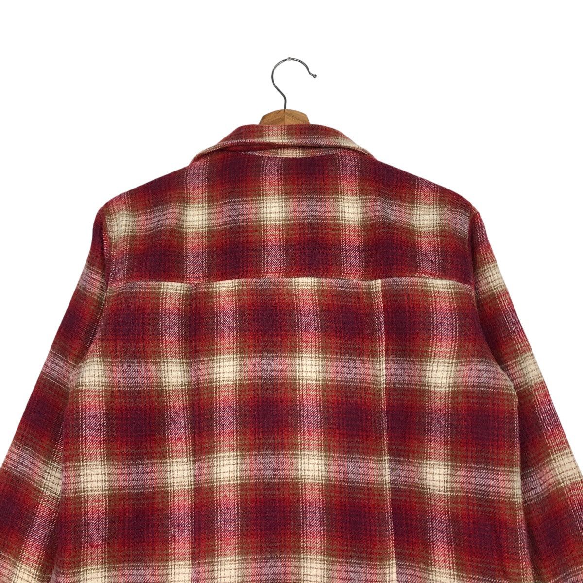 Japanese Brand 📌Vintage Zipper Flannel Jacket Worker Fiesta Tartan Design Size US M / EU 48-50 / 2 - 10 Thumbnail