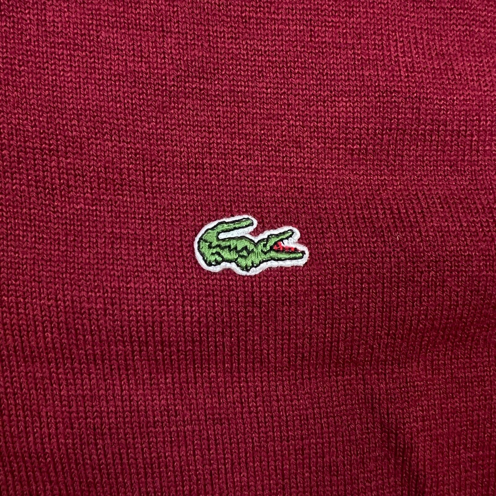 Lacoste × Vintage Vintage Lacoste Wool Blend Sweater Large 80s Pullover Size US L / EU 52-54 / 3 - 3 Thumbnail