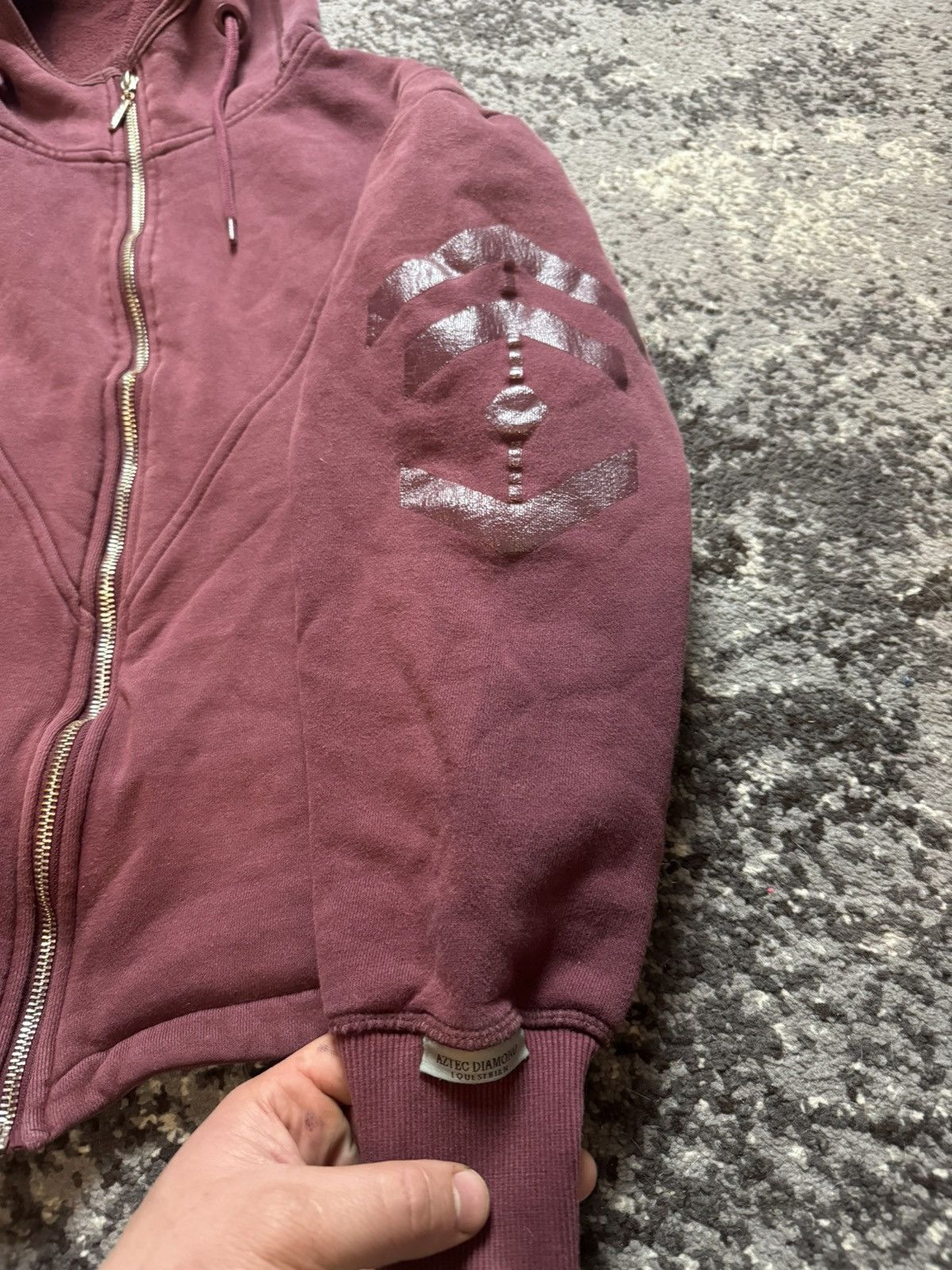 Vintage Archival AztecDiamond Y2K Crophoddie Opium Watanabe Style Size US M / EU 48-50 / 2 - 6 Thumbnail