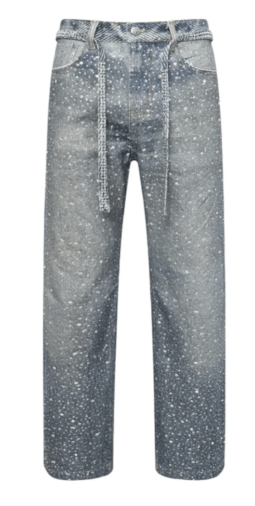 Birth Of  Child Diamond デニム Buy Birth Of Royal Child 3D Printed Washed Swarovski Diamond Jean