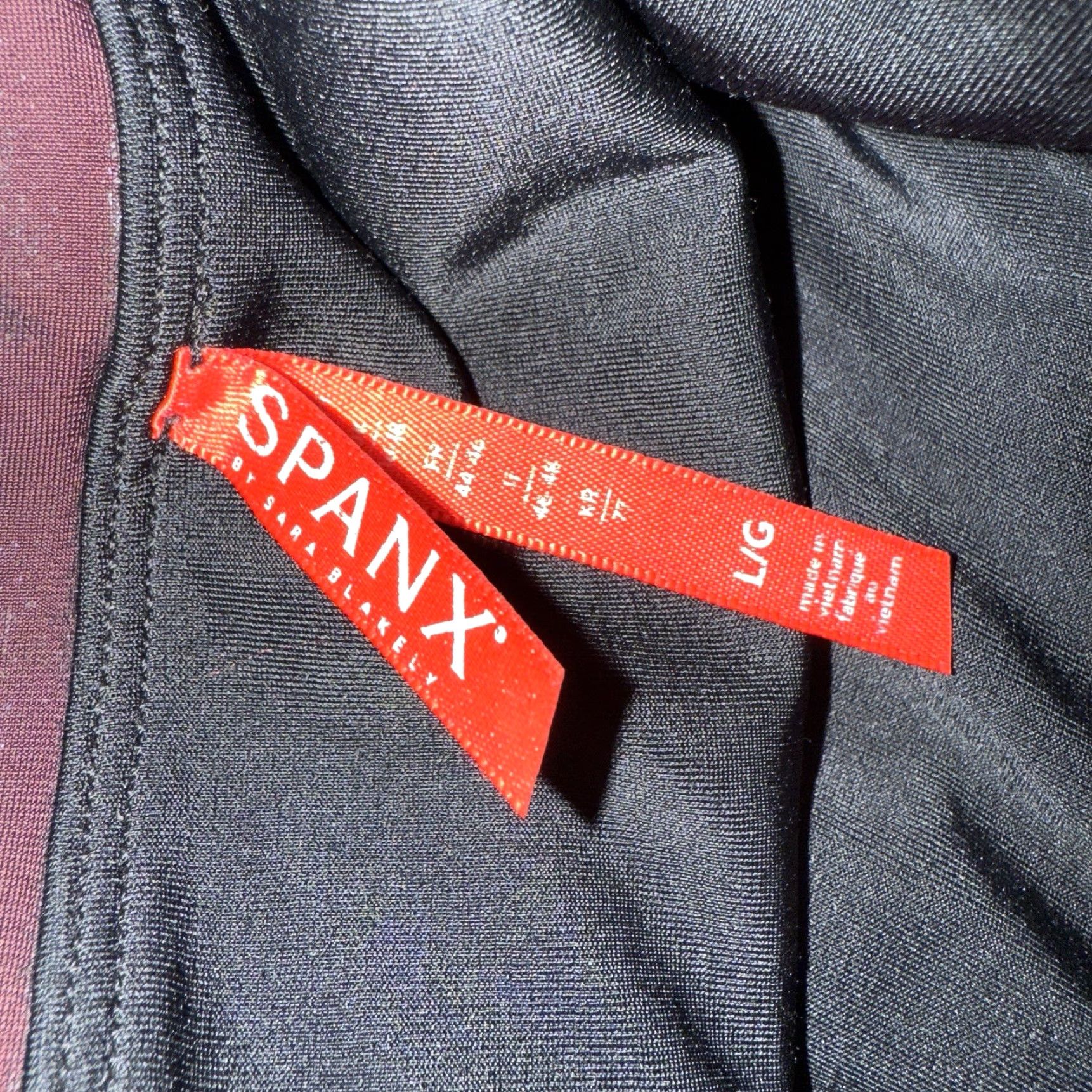 Spanx Spanx By Sara Blakely Athletic Pants Womens L Purple Compression Activewear Pants Size 36" / US 14 / IT 50 - 4 Thumbnail