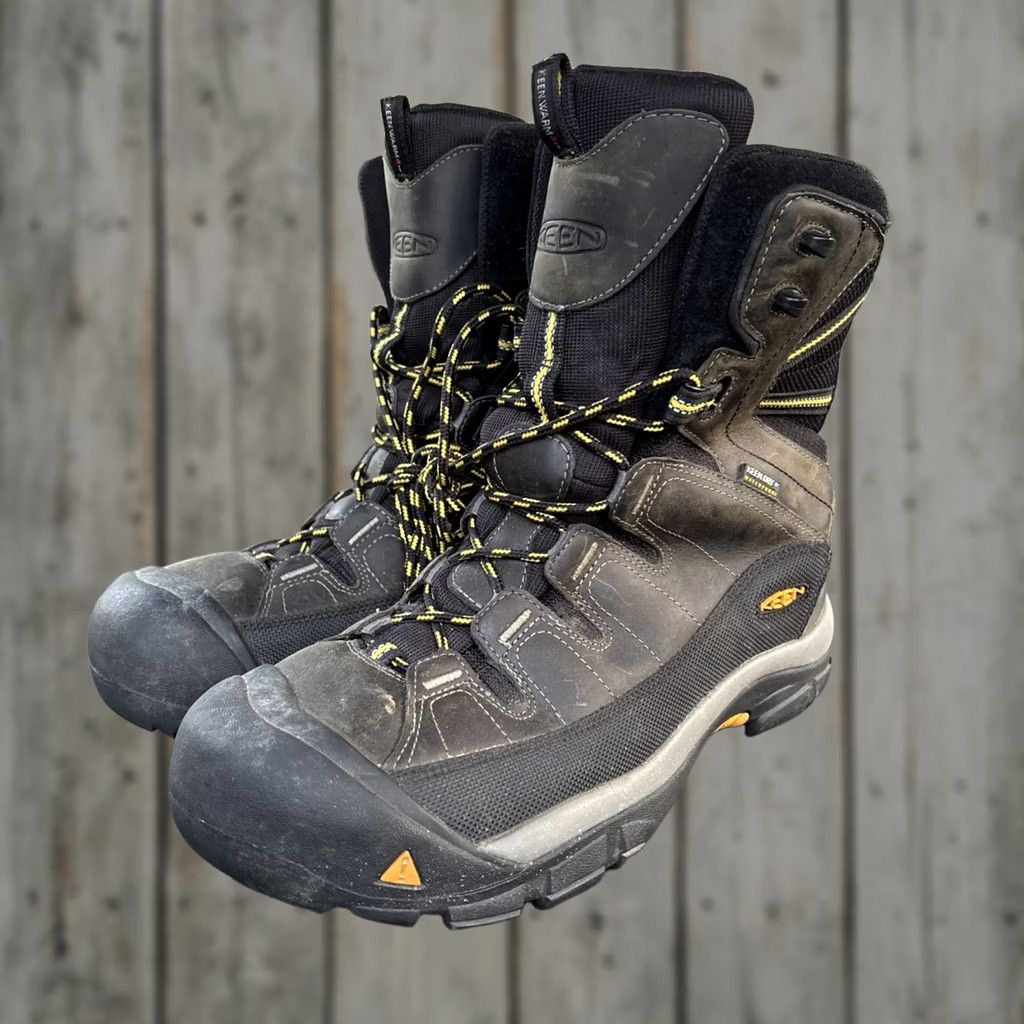 KEEN KEEN Men's Snow Boot 10.5 Waterproof Leather Black 1013305 Winter Boots Summit County Size US 11 / EU 44 - 1 Thumbnail