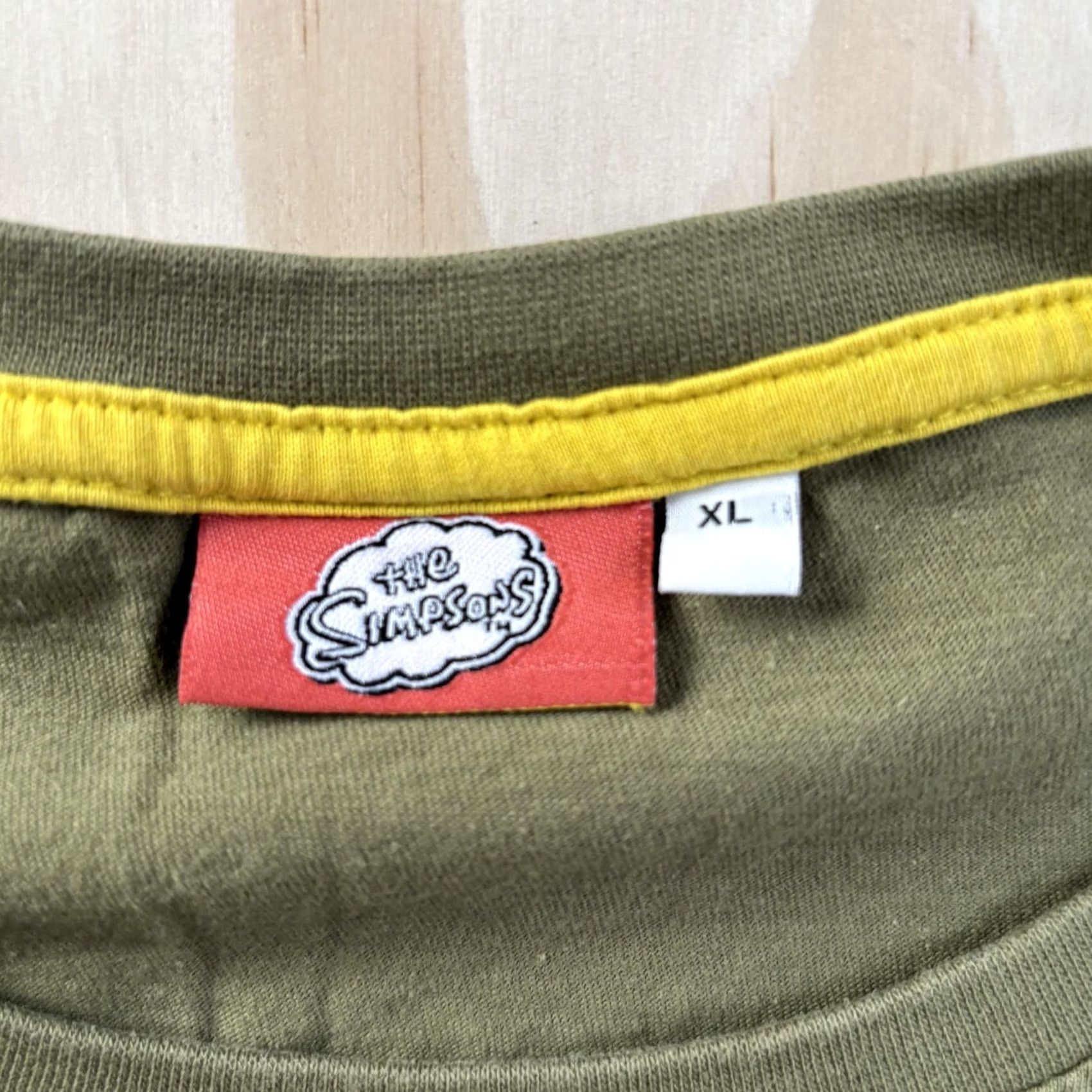 Vintage The Simpsons Shirt Mens XL Green Homer Rock This Way Graphic T-Shirt Size US XL / EU 56 / 4 - 2 Thumbnail
