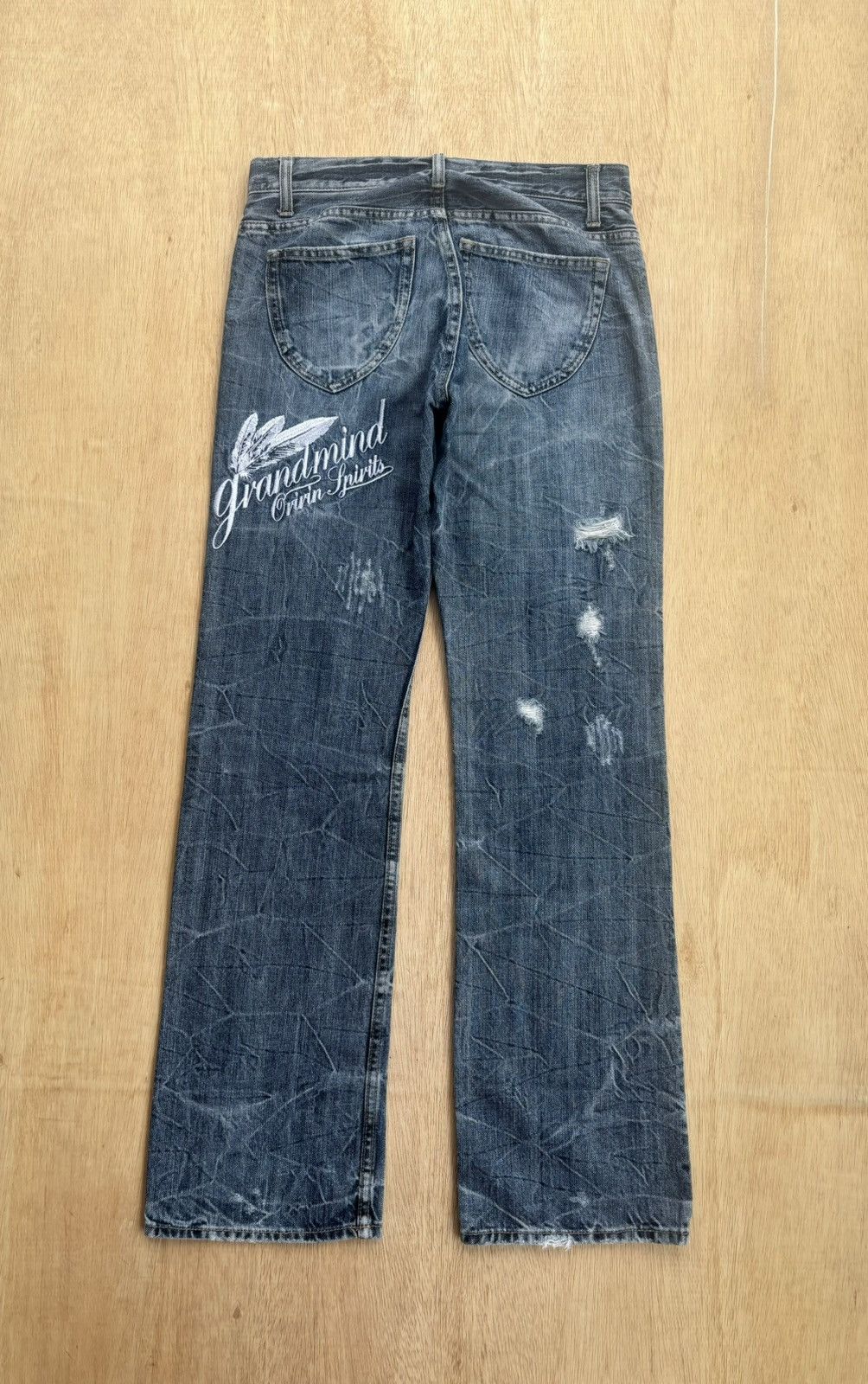 Hysteric Glamour Vintage Distressed Denim Oririn Jeans Grand Mind Size US 29 - 1 Thumbnail