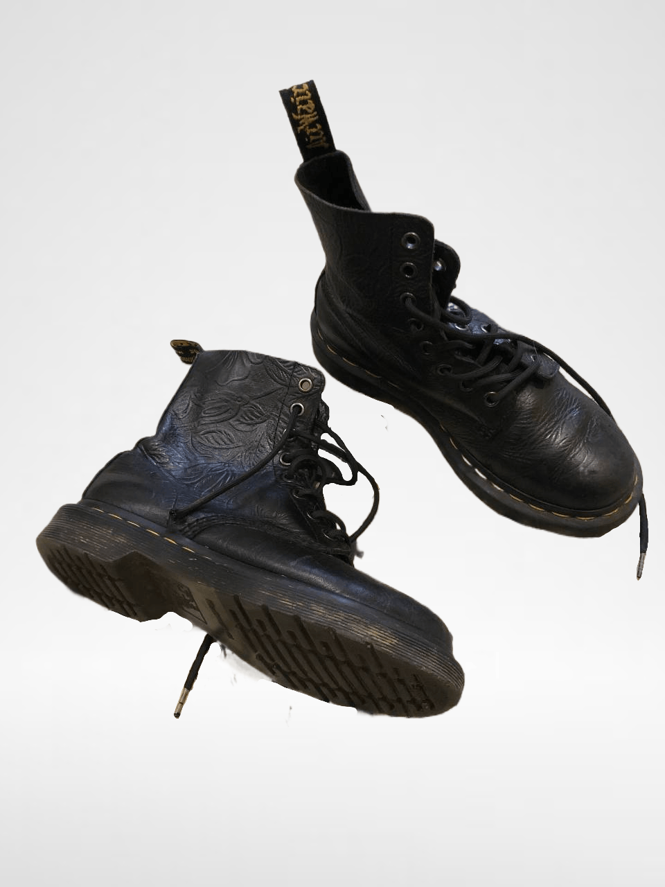 Dr. Martens Streetwear Dr. Martens Black Boots VINTAGE Size US 5 / IT 35 - 1 Thumbnail
