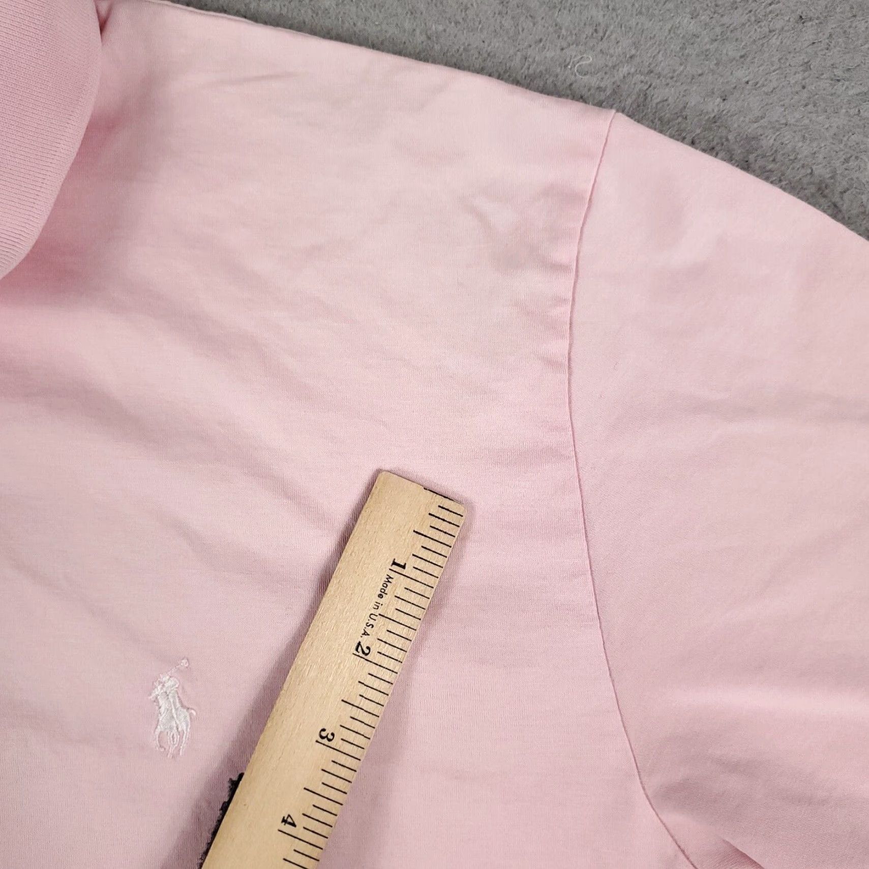 Ralph Lauren VINTAGE Ralph Lauren Polo Shirt Mens Large Pink Pony Short Sleeve Shirt Adult Large Pink Polo Size US L / EU 52-54 / 3 - 4 Thumbnail