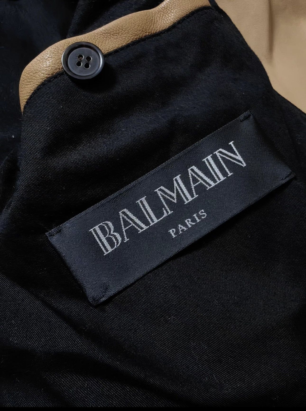 Balmain Balmain double zipper lambskin jacket Size US M / EU 48-50 / 2 - 6 Thumbnail