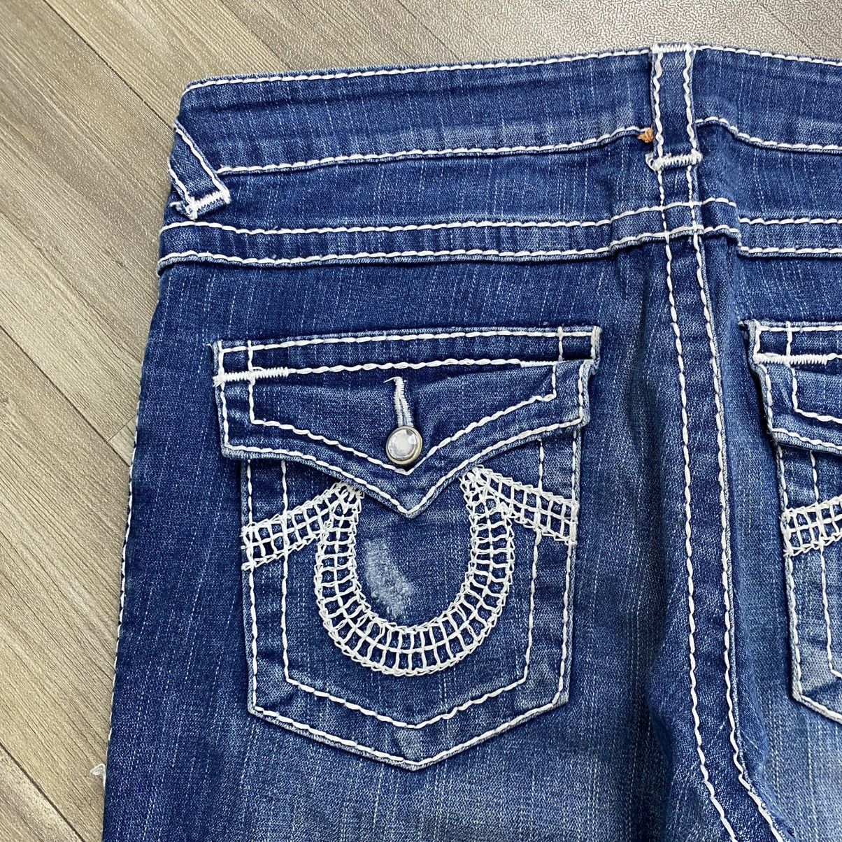 True Religion 2000s True Relligion Billy Super T Lgb Style Flared Jeans Size US 29 - 3 Thumbnail