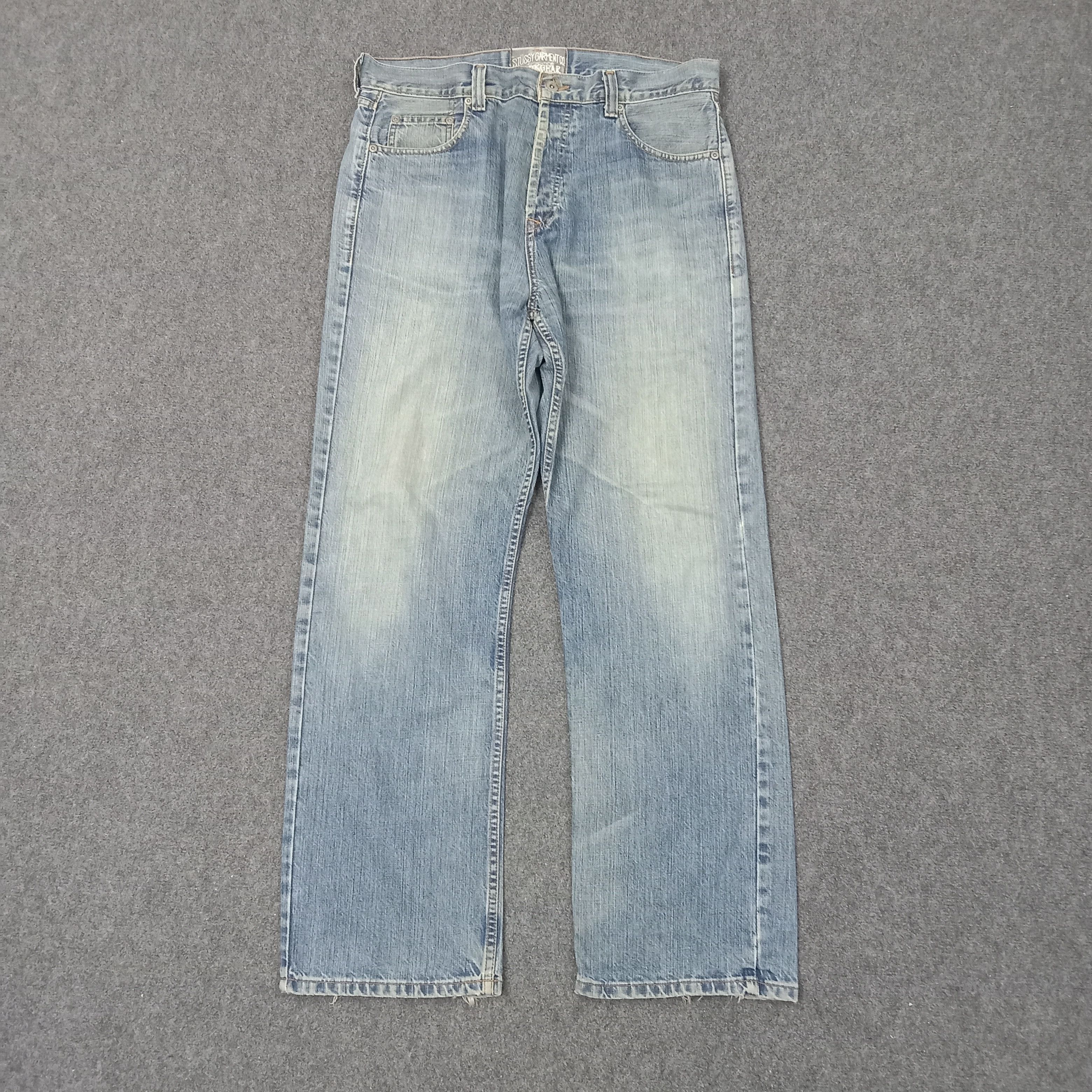 Stussy Stussy American Streetwear Style Denim Jeans C228N11 Size US 35 - 5 Thumbnail