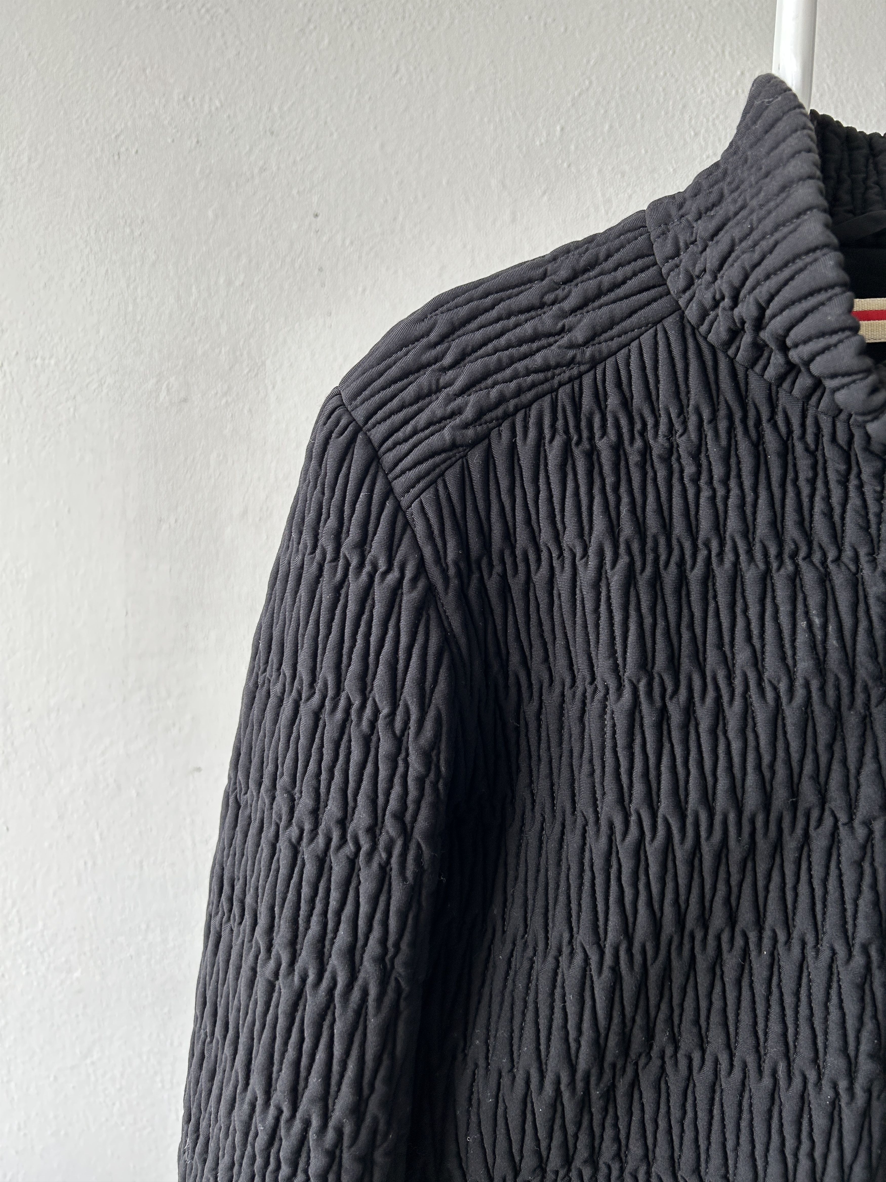 Prada Archive AW2011 Prada pleated full zip sweatshirt Size L / US 10 / IT 46 - 5 Thumbnail