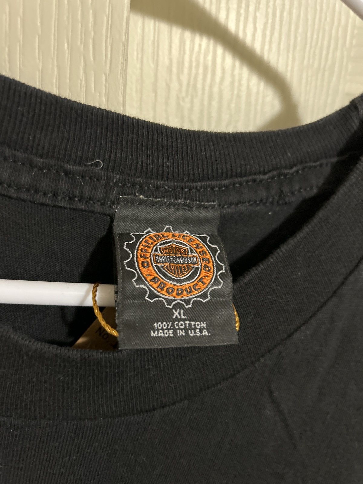 Harley Davidson × Vintage Vintage 1996 HD metal eagle t shirt Size US XL / EU 56 / 4 - 3 Thumbnail