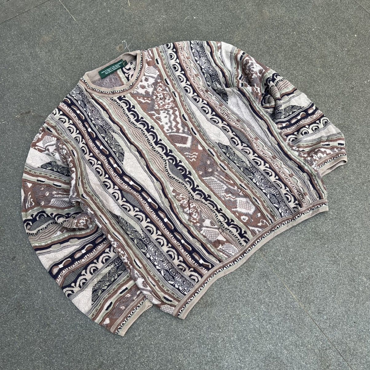 Coogi × Tundra Canada × Vintage COOGI style 3D Cable Knitwear TUNDRA Sweater Size US S / EU 44-46 / 1 - 2 Thumbnail