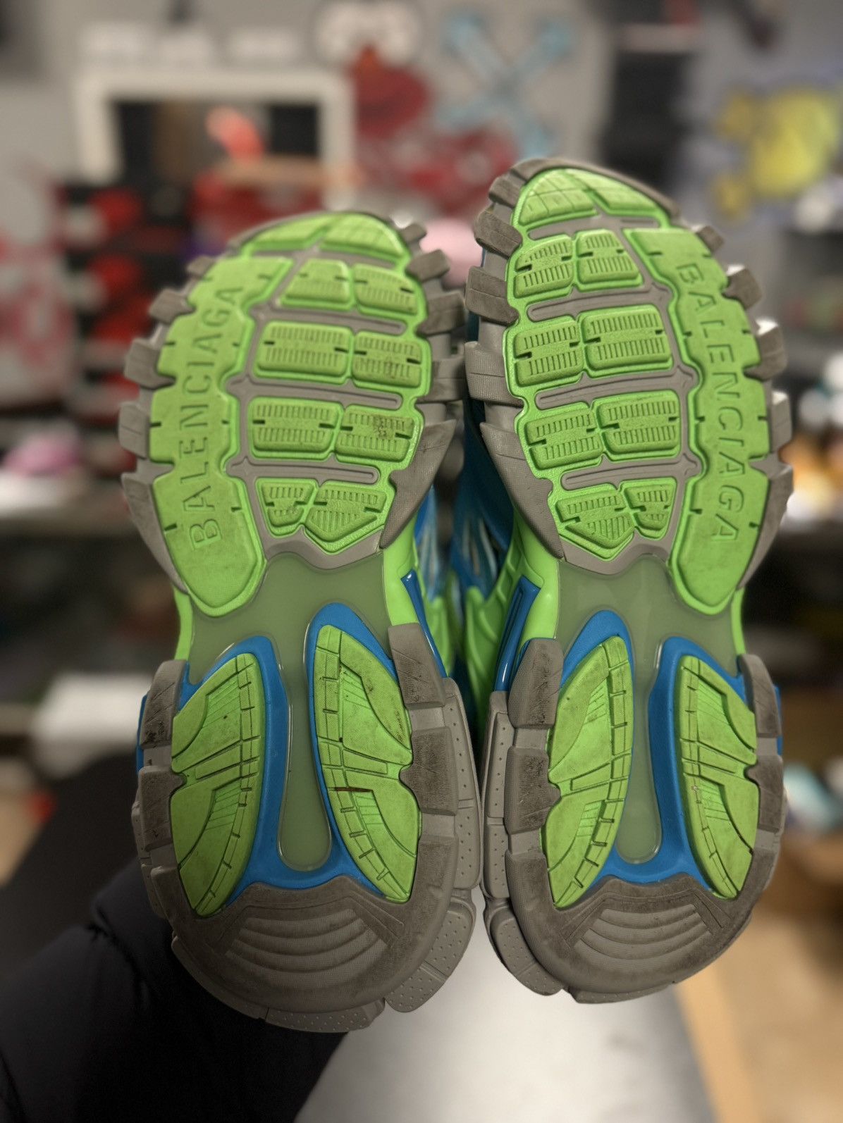Balenciaga Balenciaga Track 2 Blue Green Size 44EU/11US/10UK Size US 11 / EU 44 - 10 Thumbnail