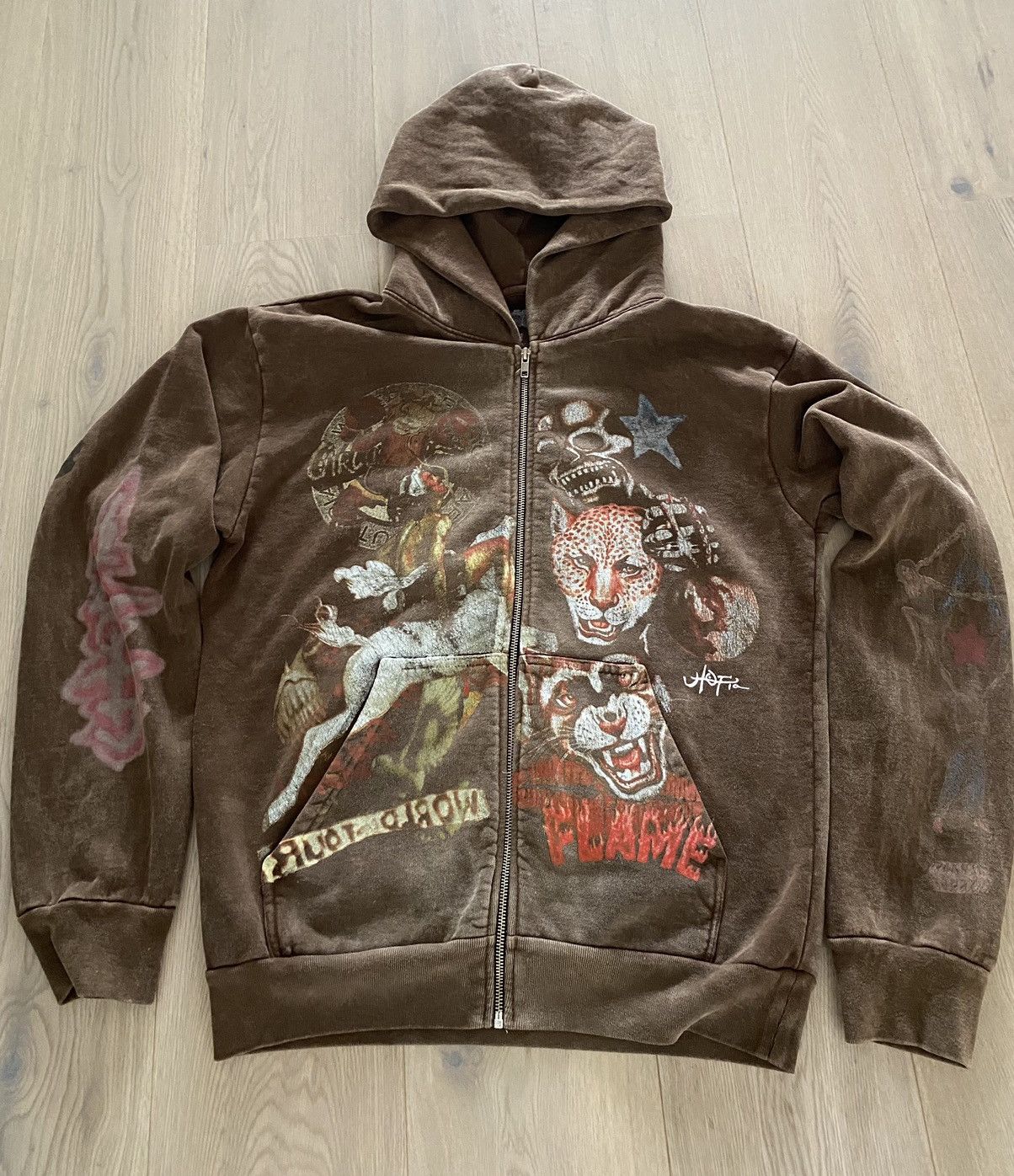 Travis Scott Travis Scott Utopia Circus Maximus Tour Zip-Up